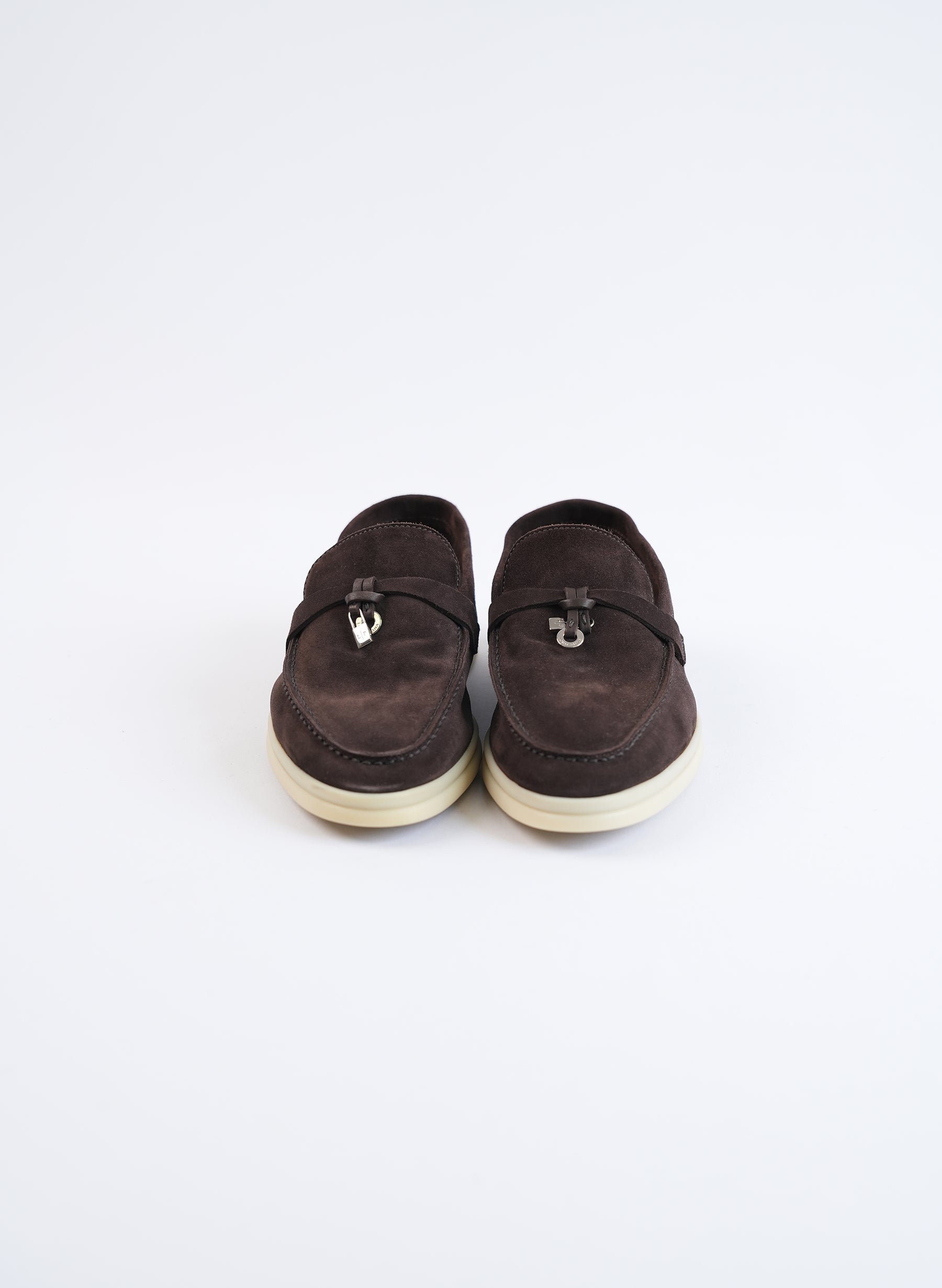 Loro Piana Brown Summer Charm Walk Loafers
