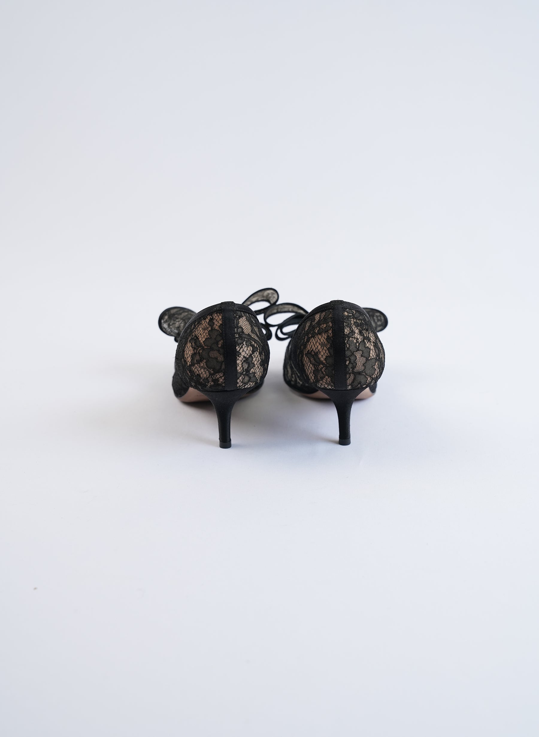 Valentino Lace Bow Pumps