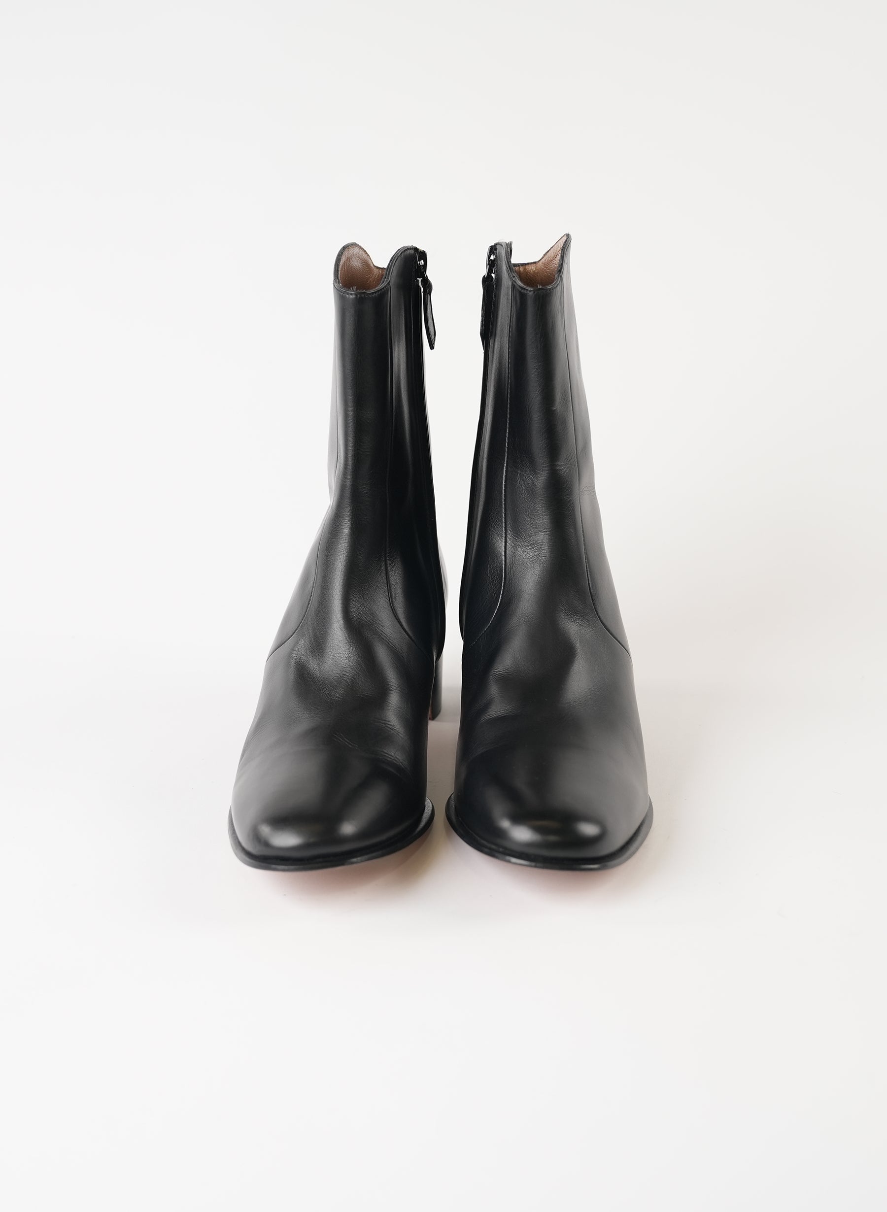 Hermès Leather Western Boots