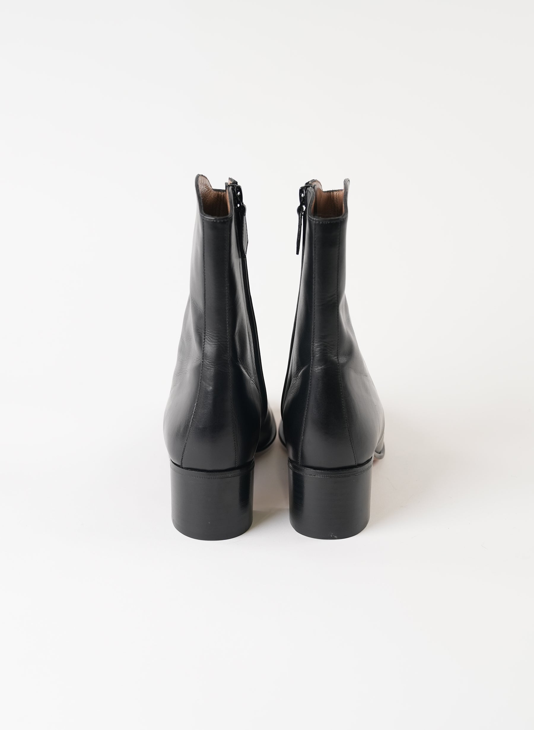 Hermès Leather Western Boots