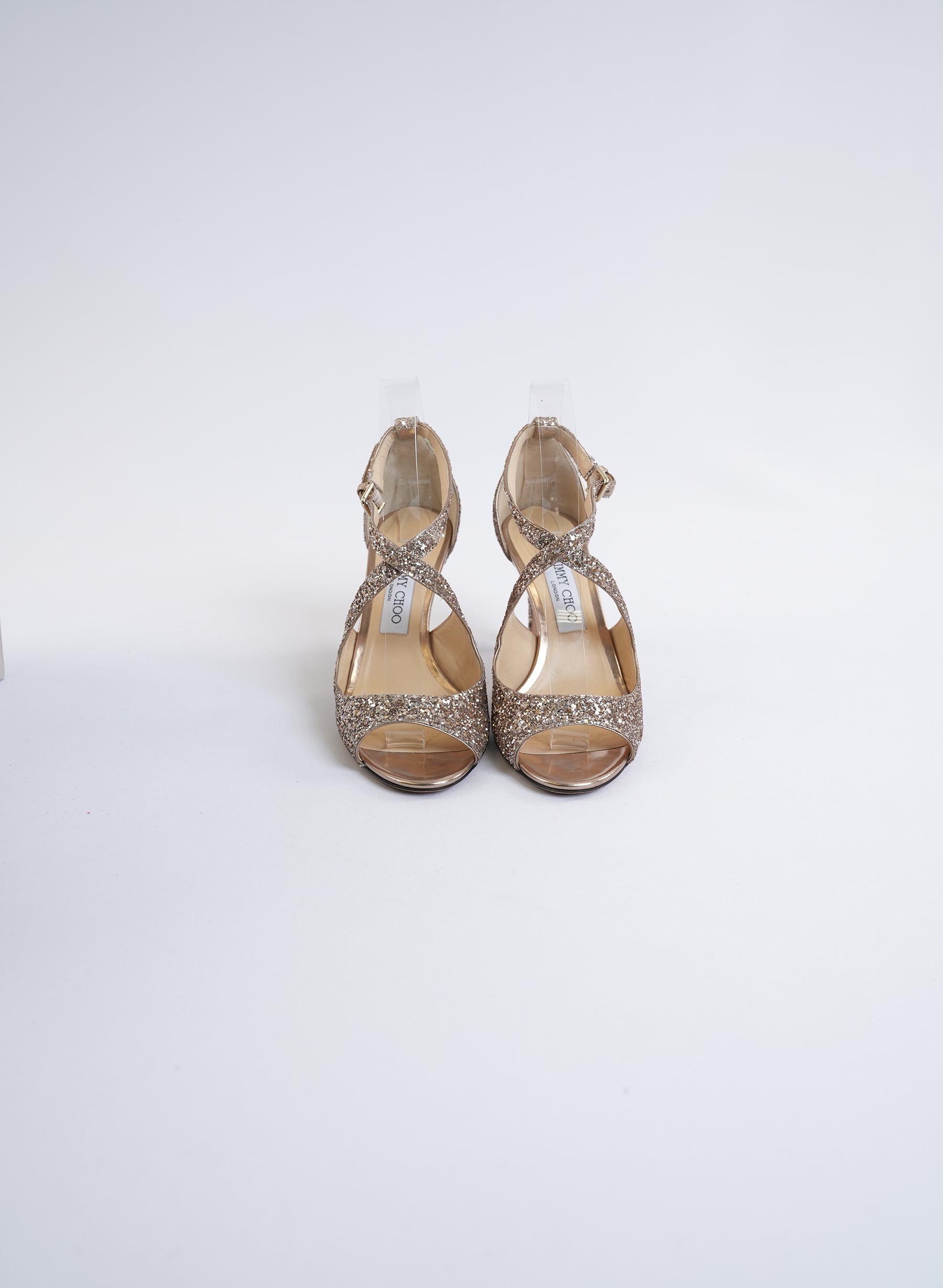 Jimmy Choo Emily 85 Ballet Pink Heels