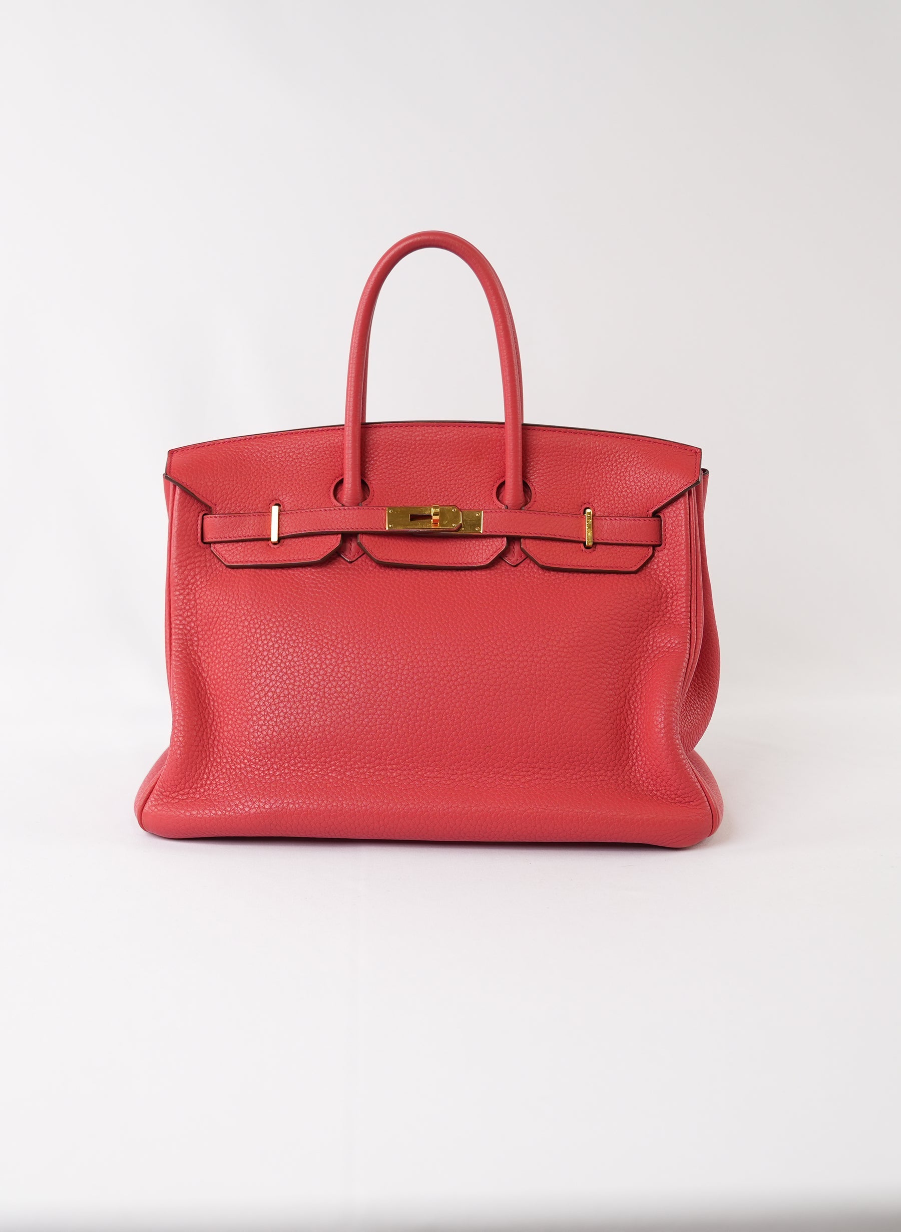 Hermès Rouge Casaque Togo Leather Gold Finish Birkin Bag