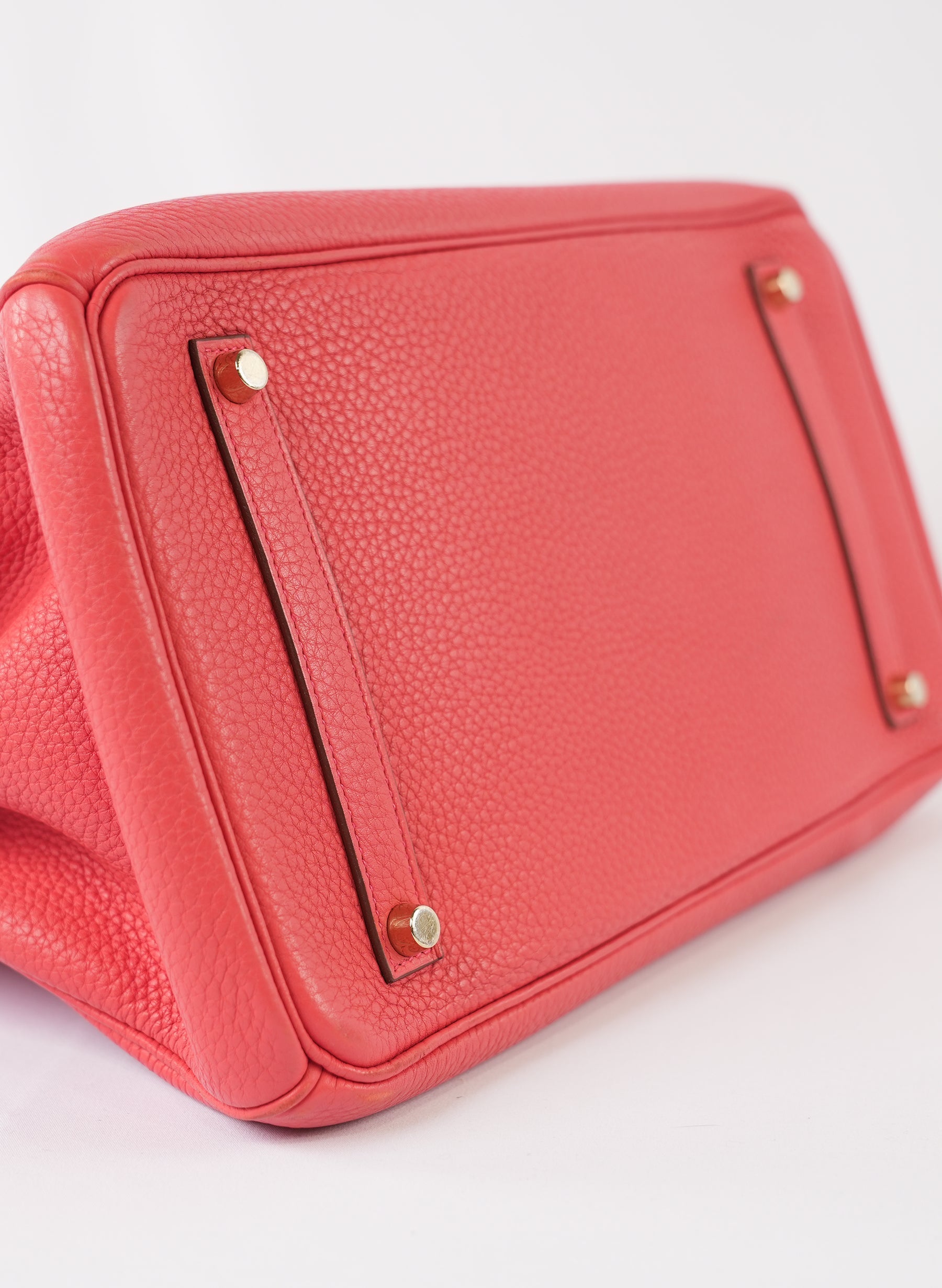 Hermès Rouge Casaque Togo Leather Gold Finish Birkin Bag