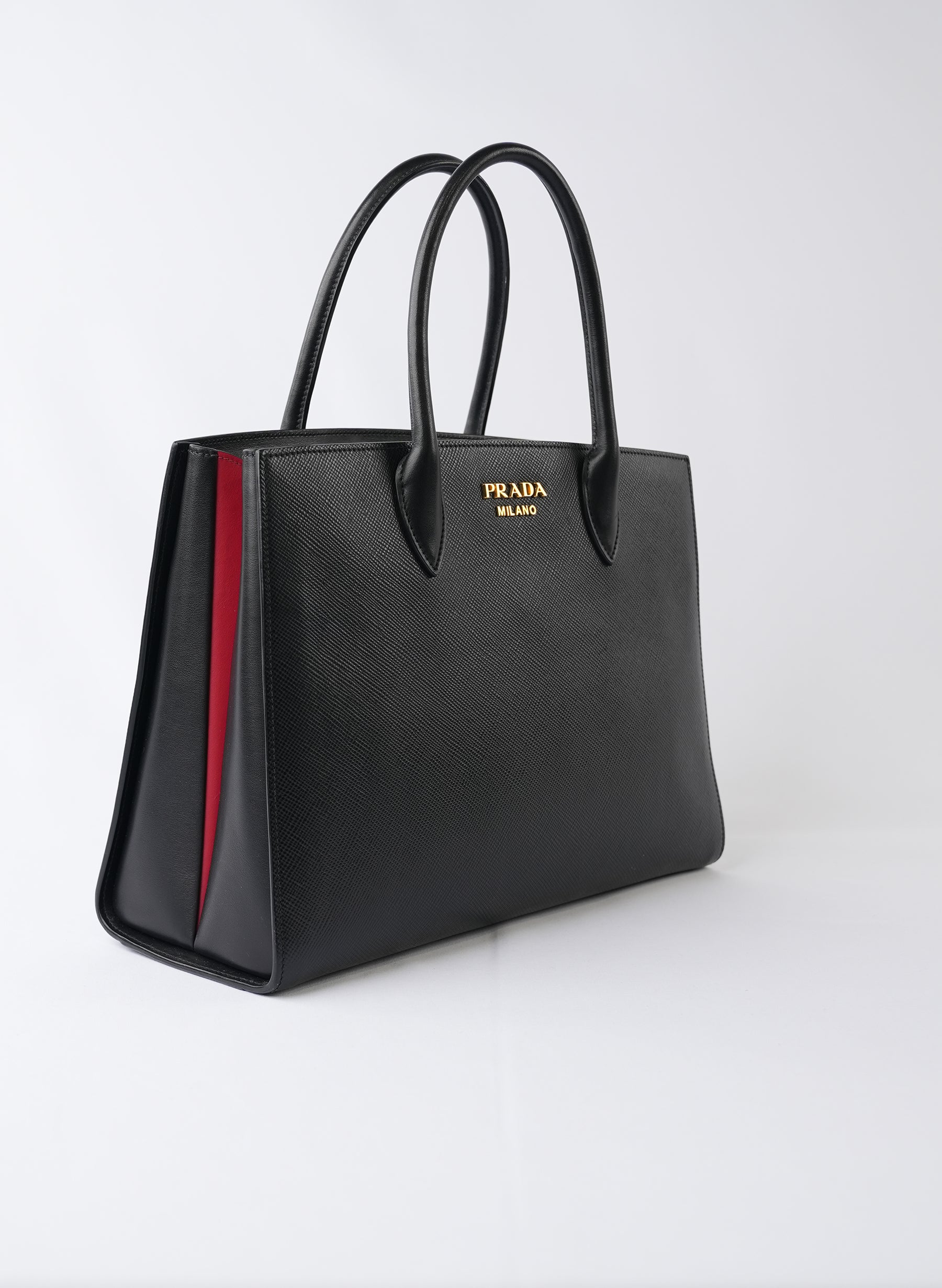 Prada Saffiano Leather Bibliotheque Tote