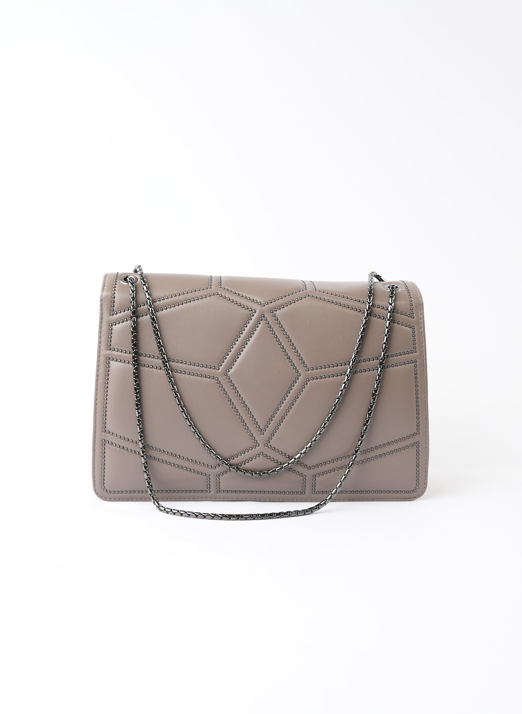 Bvlgari Serpenti Forever Grey Leather Handbag