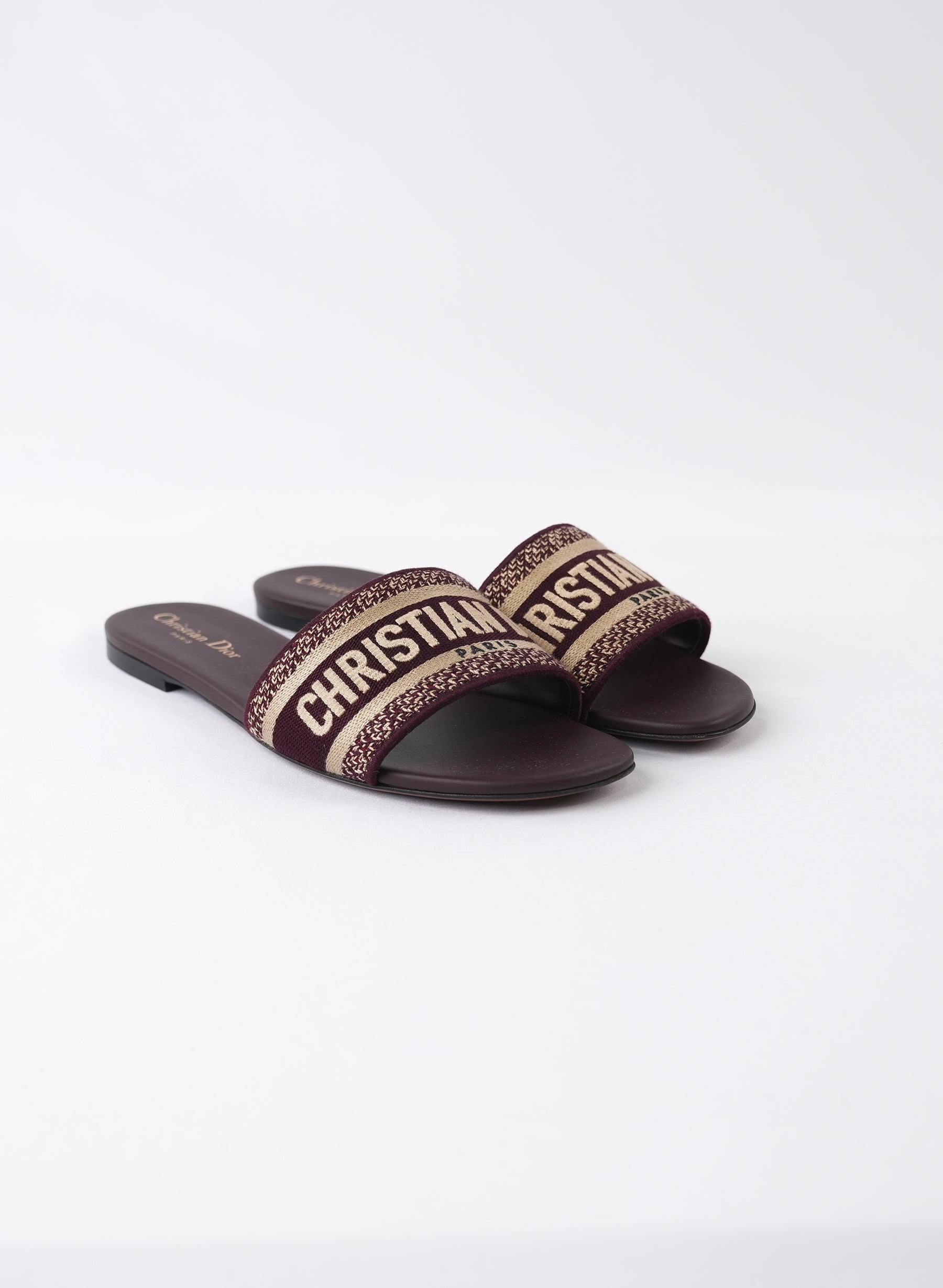 Christian Dior Dway Leather Mules