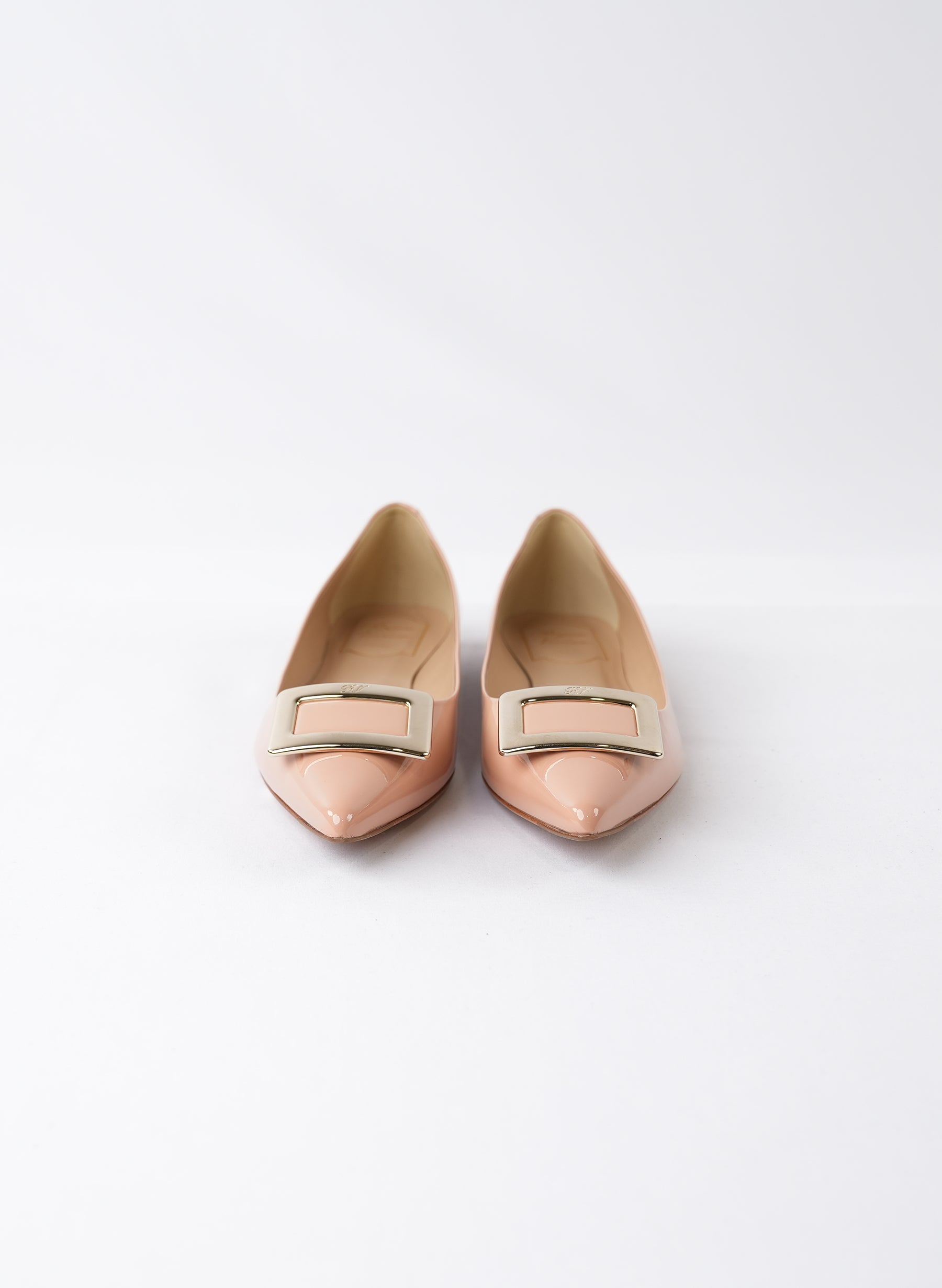 Roger Vivier Leather Ballet Flats