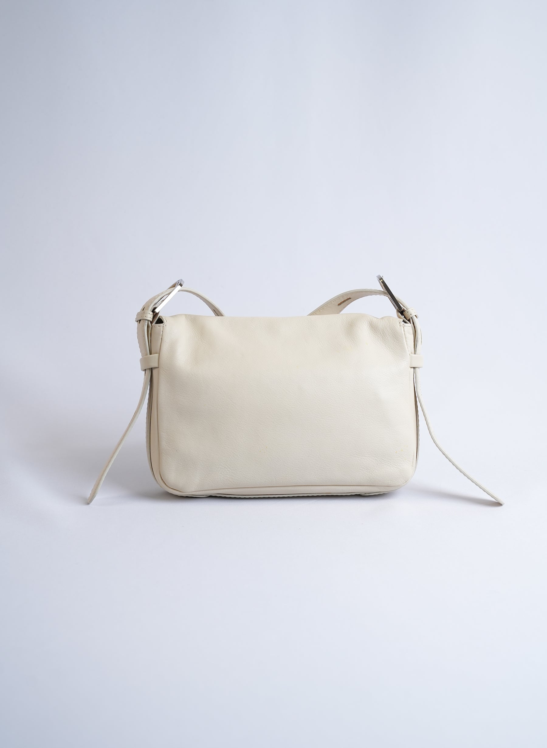 Delvaux White Leather Crossbody Bag