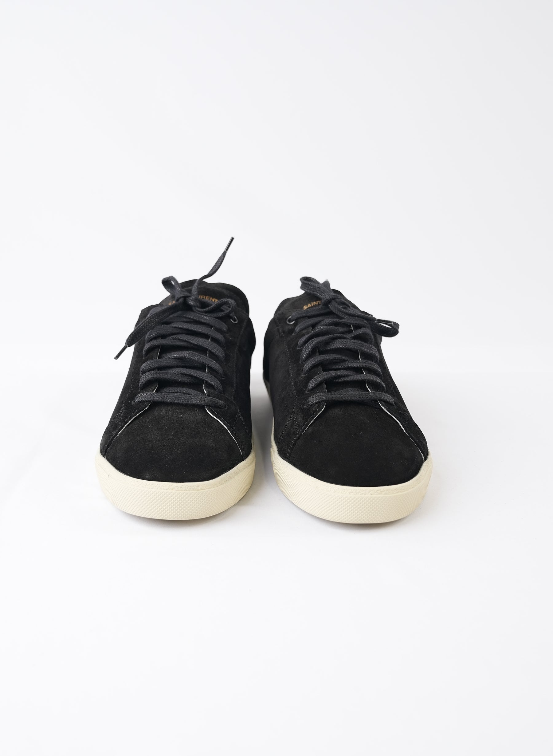 Saint Laurent Classic Court Suede Low Top Trainers