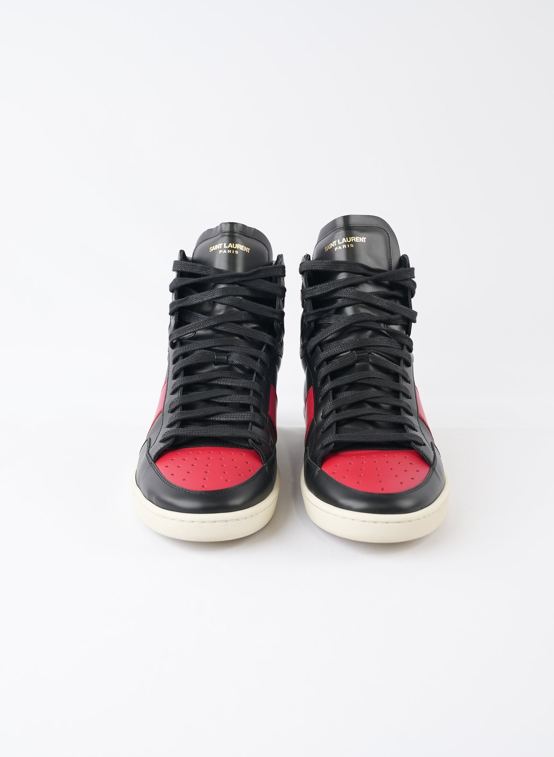 Saint Laurent Classic Court High Top Sneakers