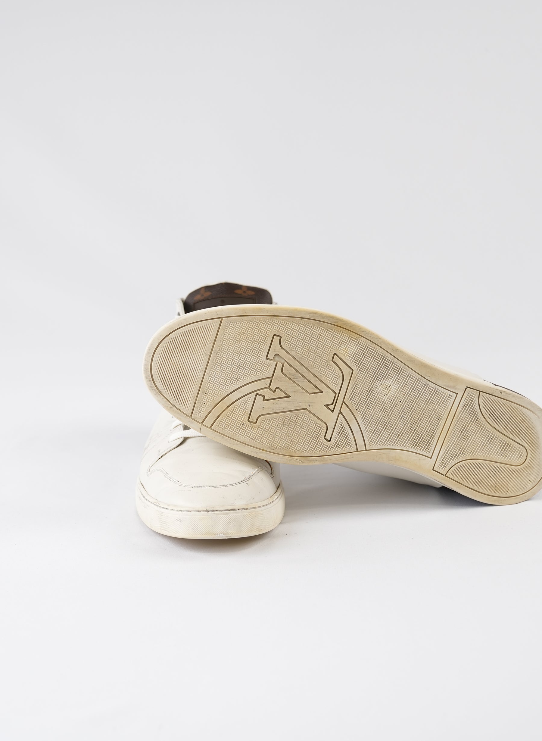 Louis Vuitton Monogram Line Up High-Top Sneskers