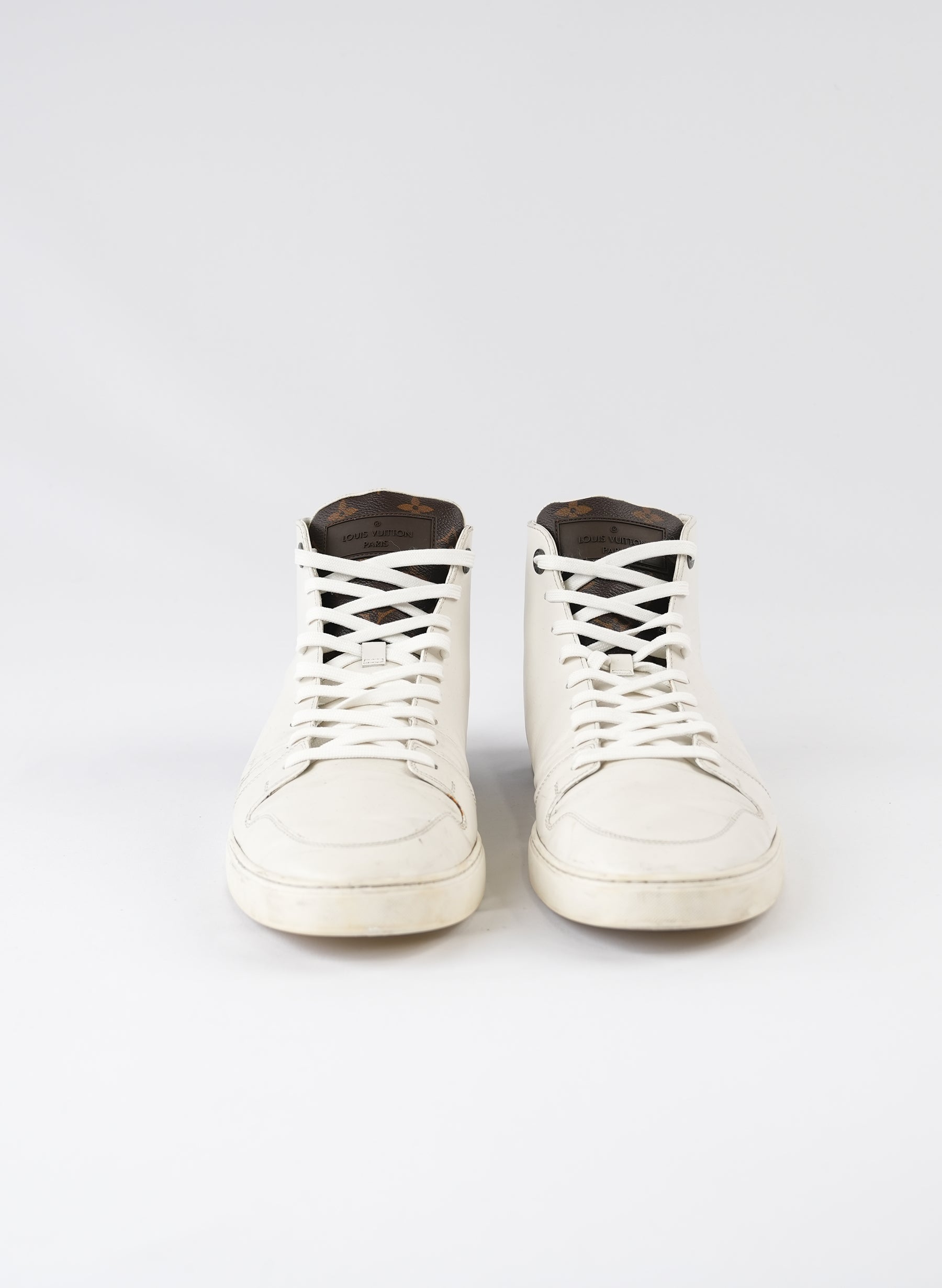Louis Vuitton Monogram Line Up High-Top Sneskers