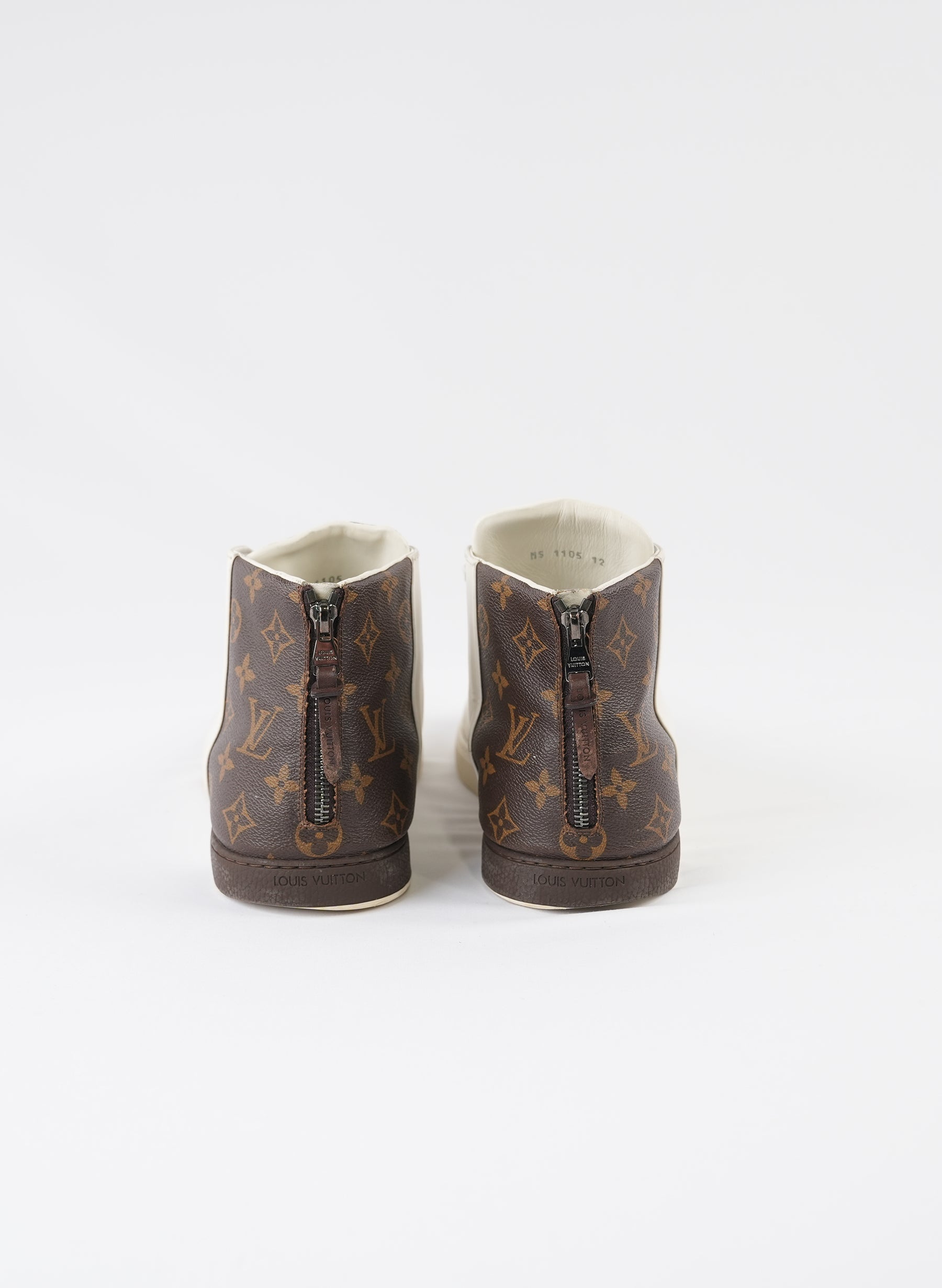 Louis Vuitton Monogram Line Up High-Top Sneskers