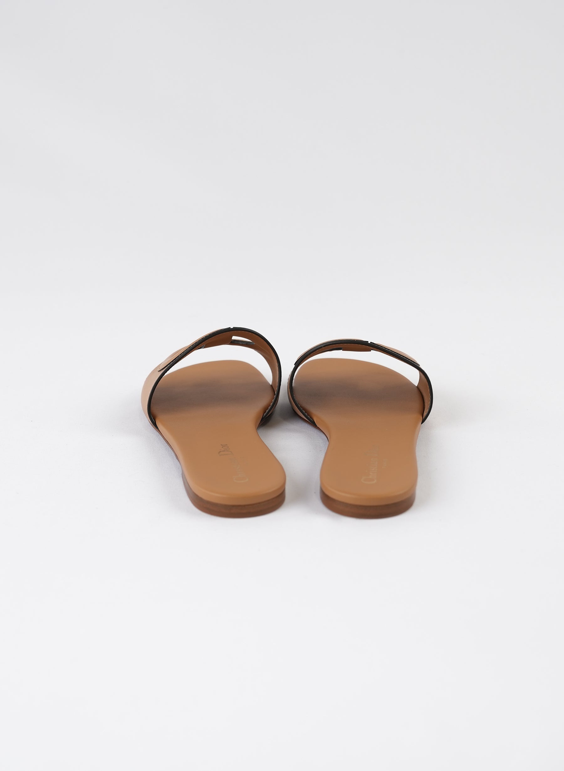 Christian Dior D-Club Camel Mules