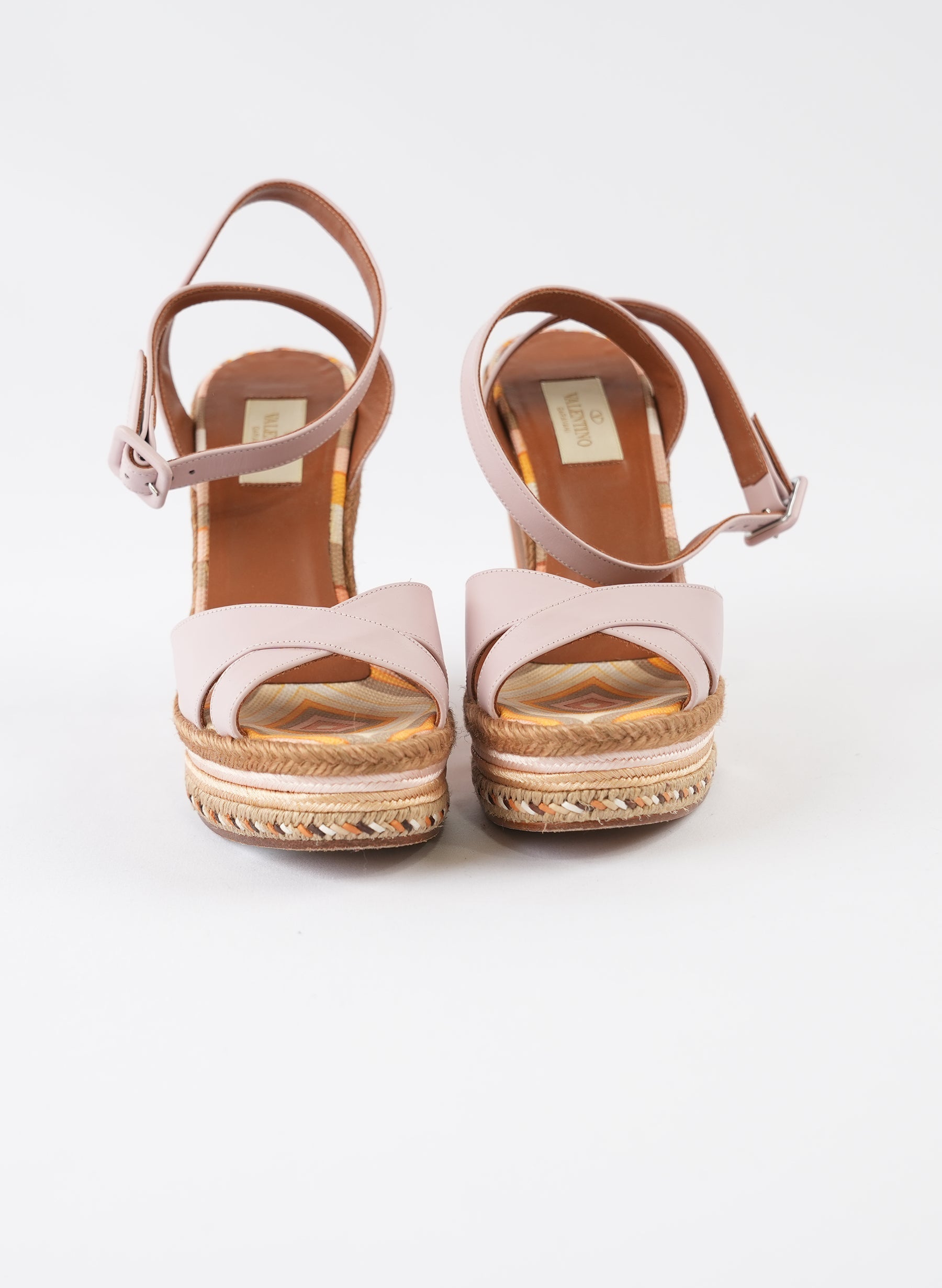 Valentino Garavani Native Couture Espadrille Wedge Sandals