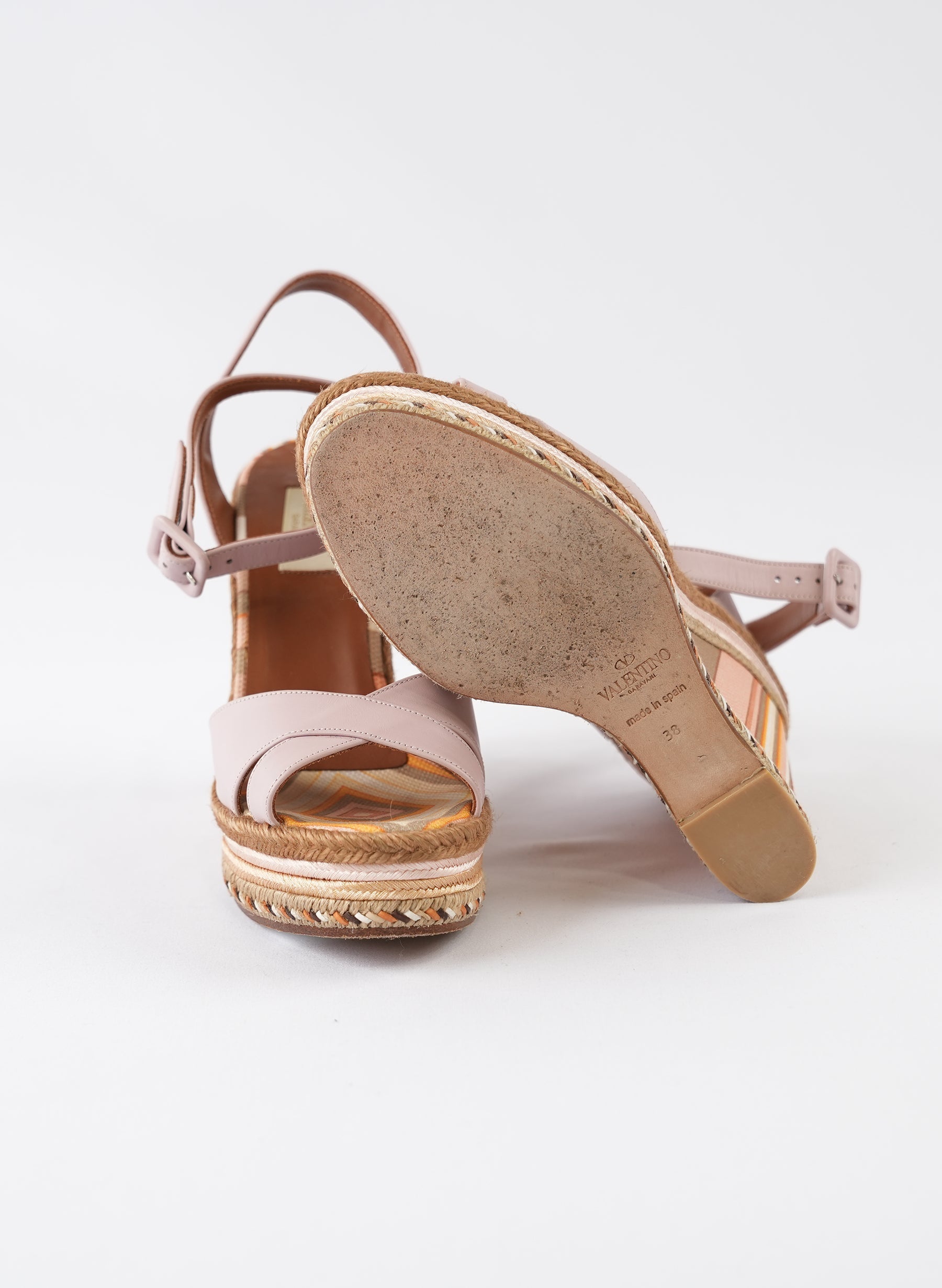 Valentino Garavani Native Couture Espadrille Wedge Sandals