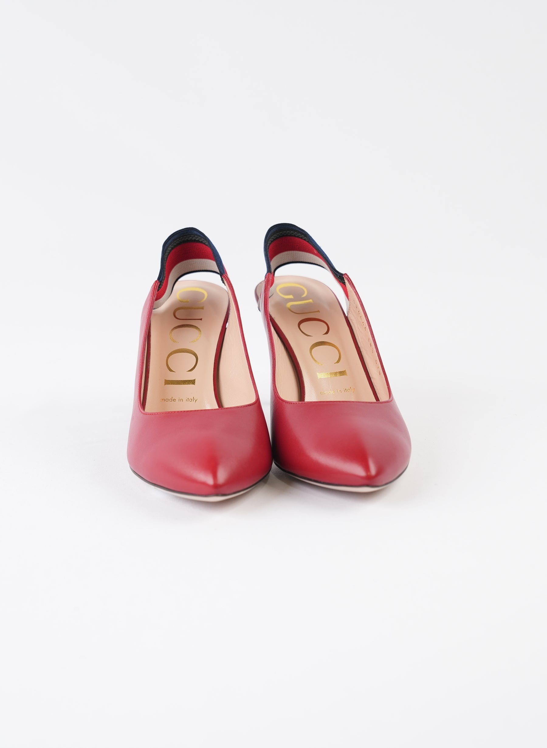 Gucci Sylvie Slingback Pumps