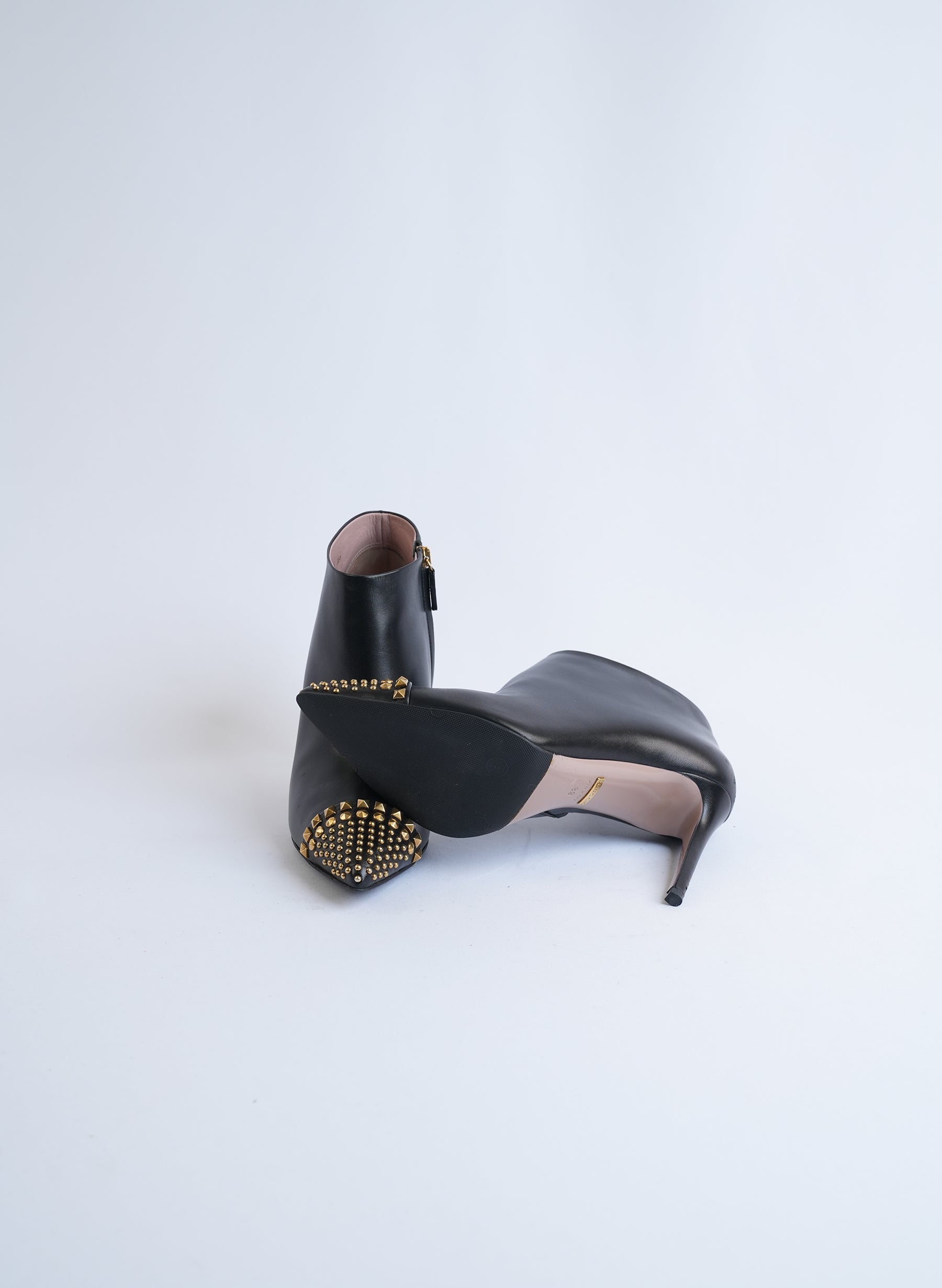 Gucci Black Leather Boots