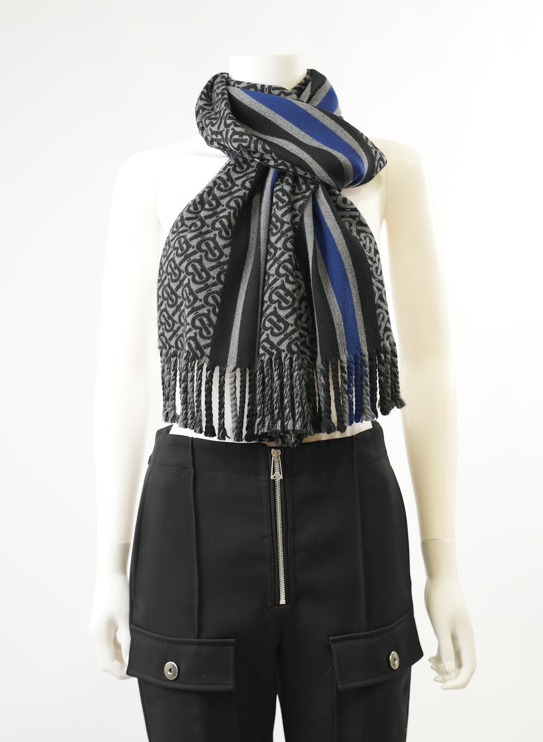 Burberry Multicolor Monogram Reversible Muffler