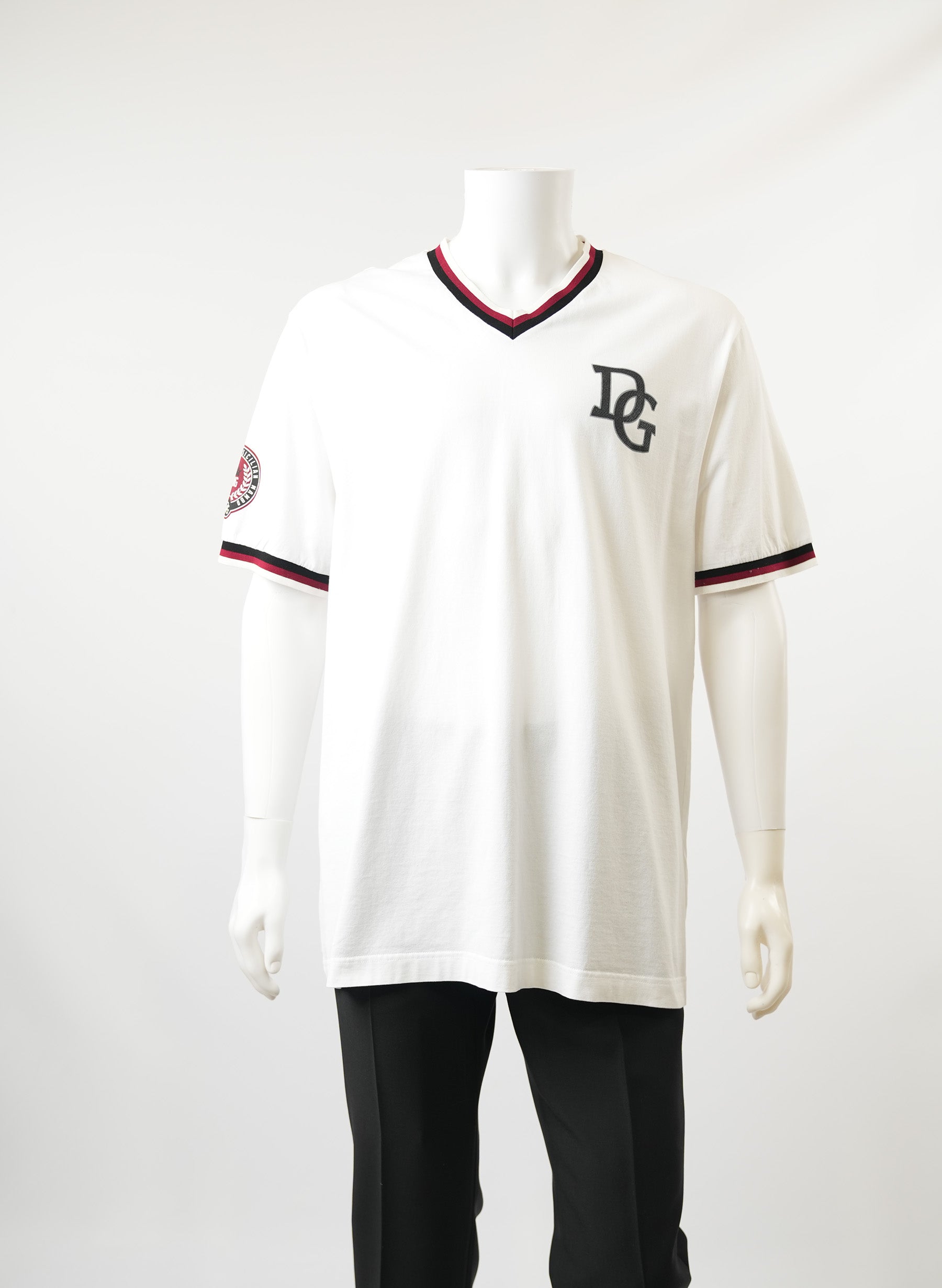 Dolce and Gabbana DG Logo Crown King Print T-Shirt