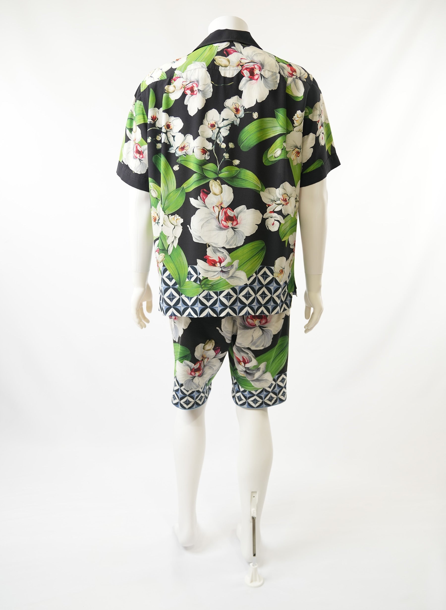 Dolce and Gabbana Orchid-Print Sport 2 Pc Set