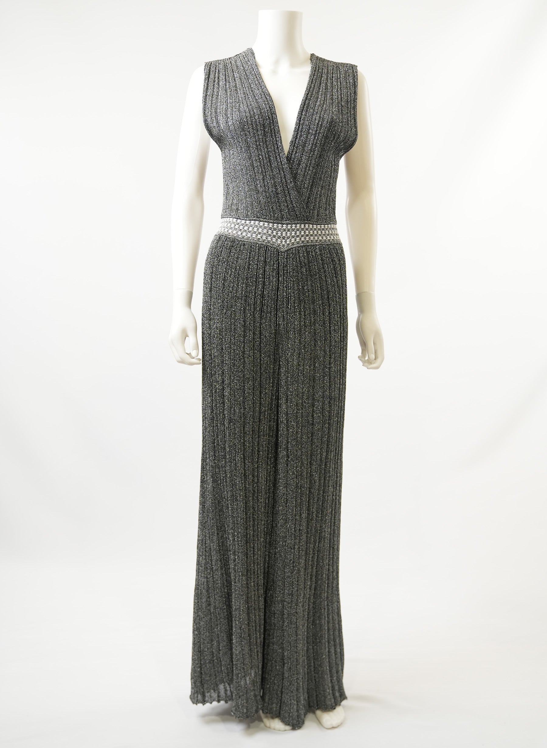 Missoni Grey V-Neck Jumpsuit