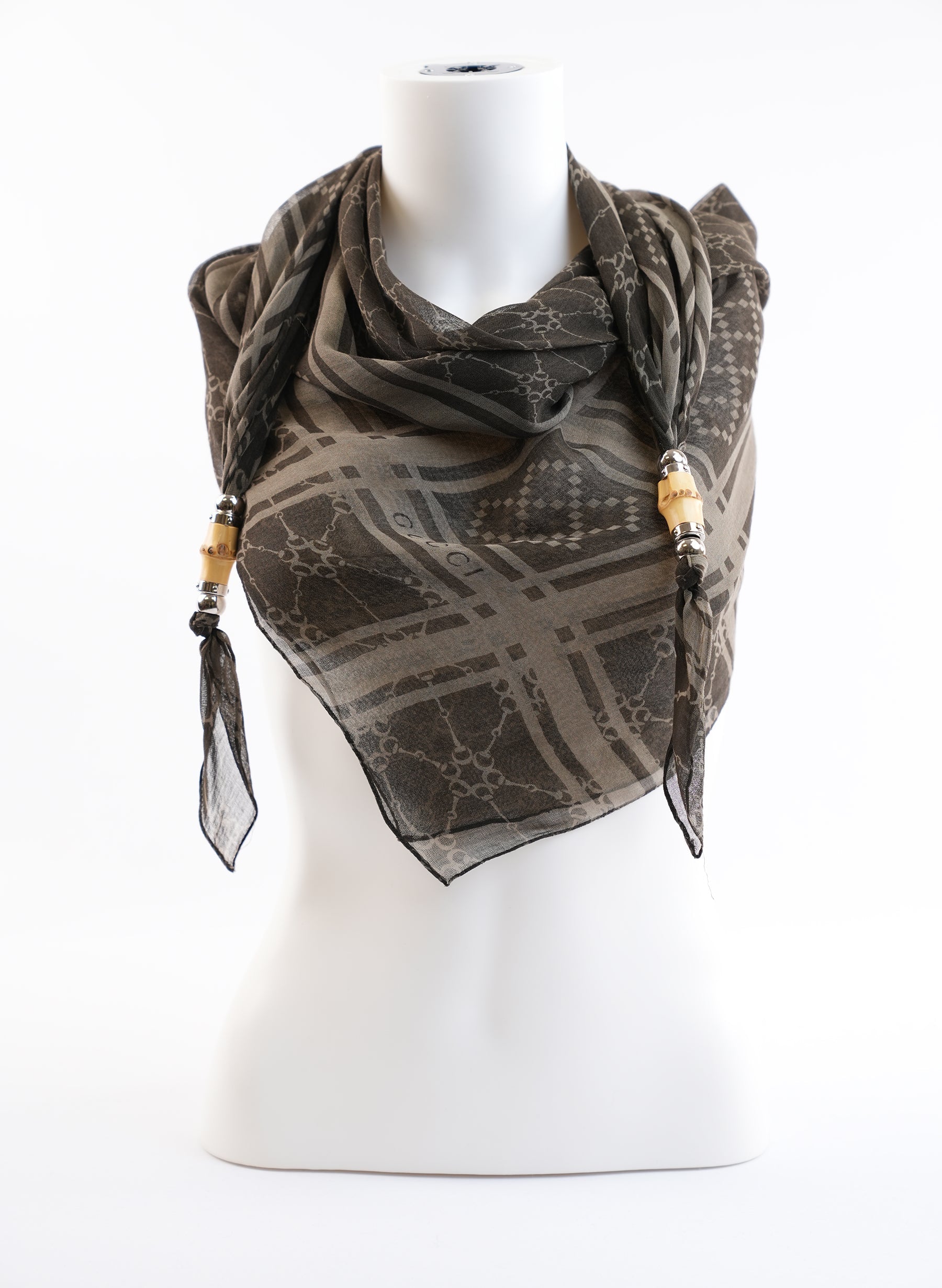 Gucci Monogram Print Scarf