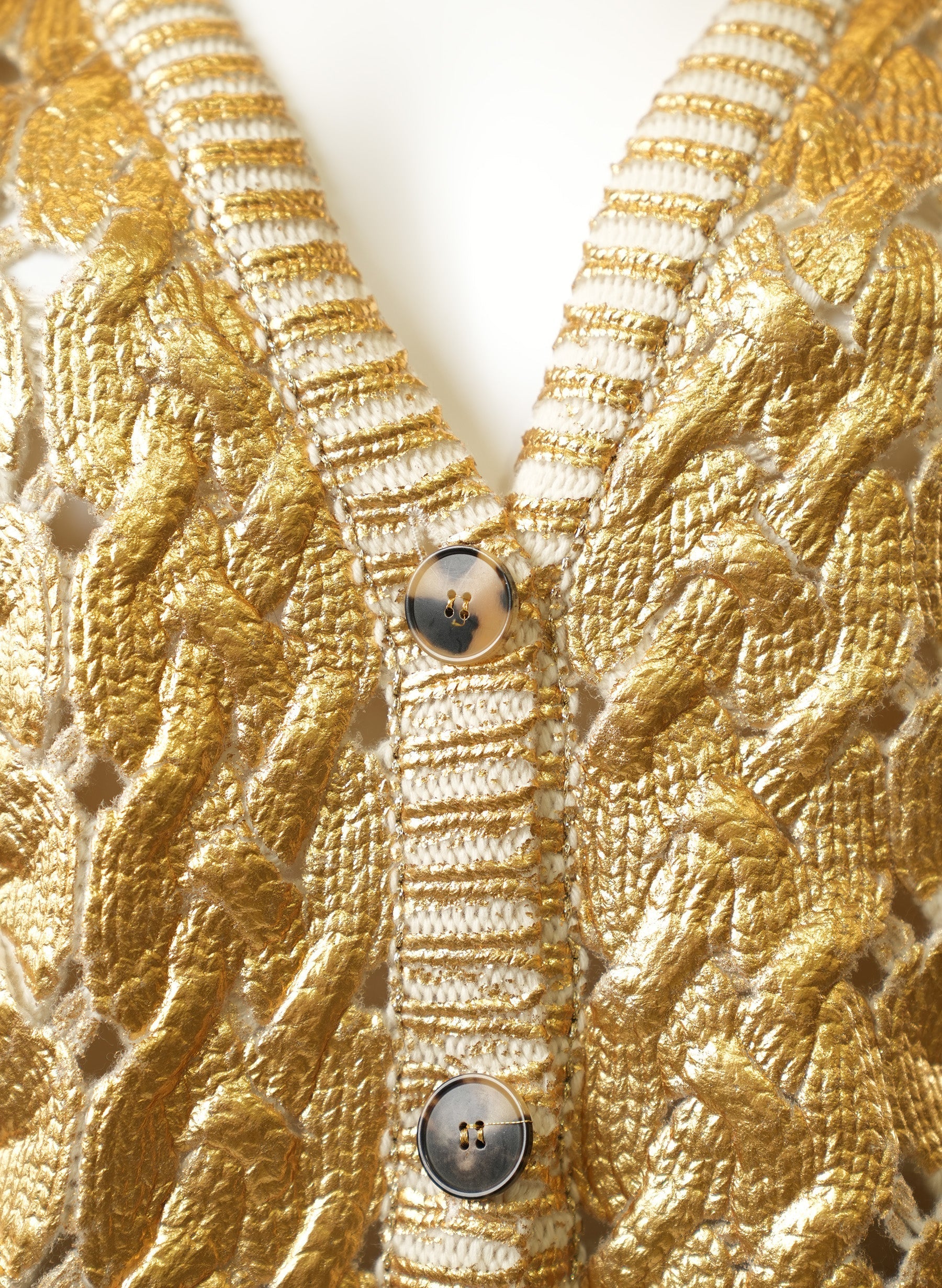 Valentino Garavani Gold Cardigan
