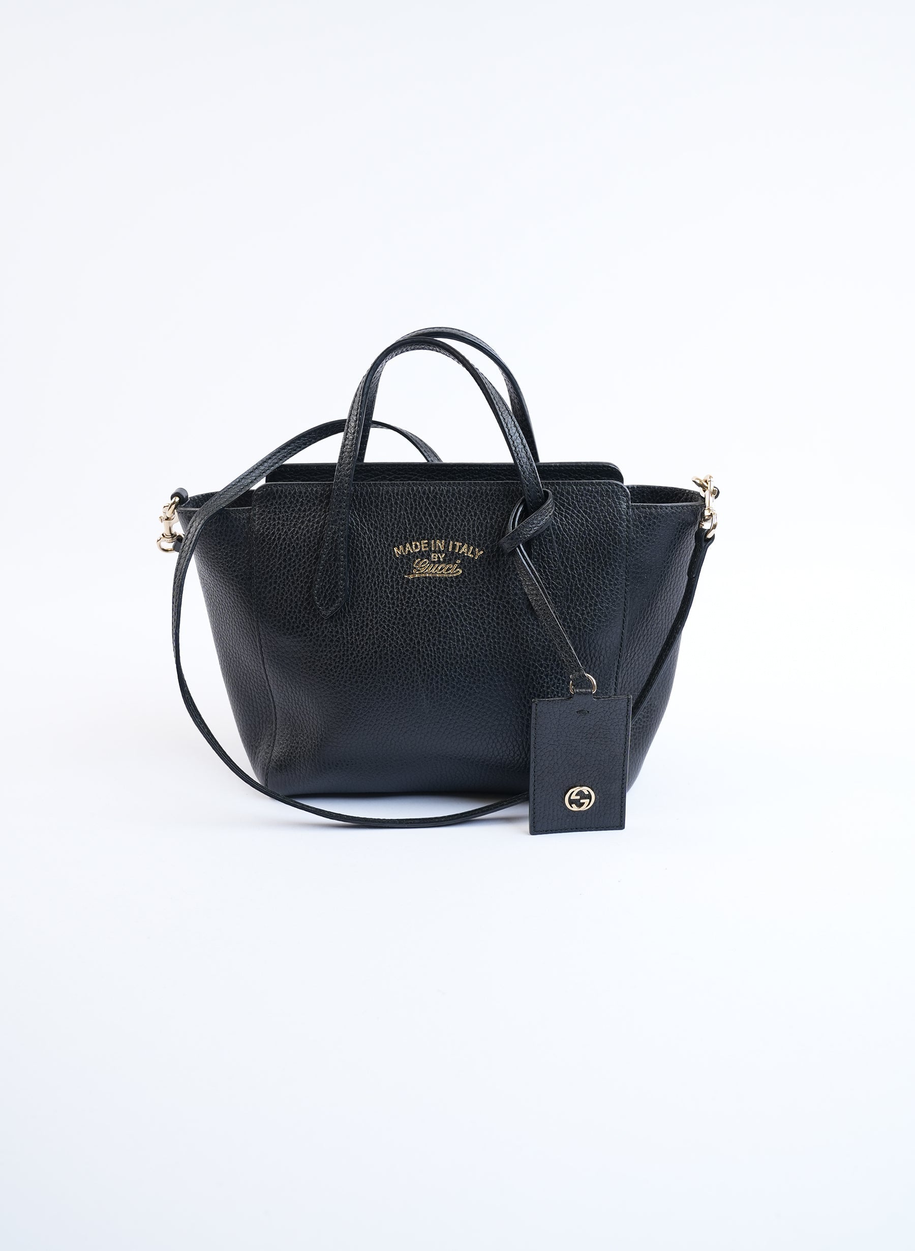 Gucci Leather Small Tote Bag