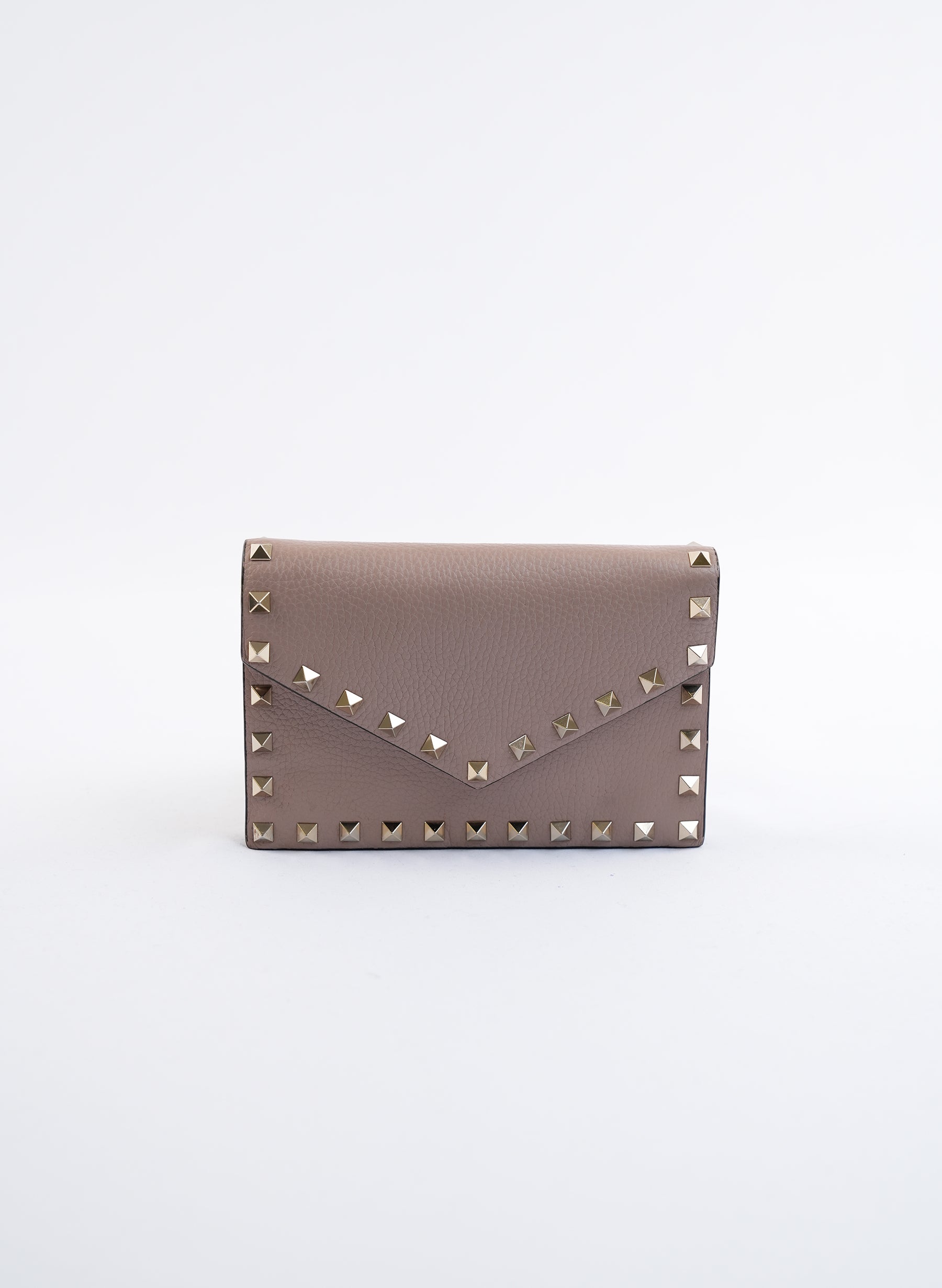Valentino Rockstud Envelope Wallet On Chain