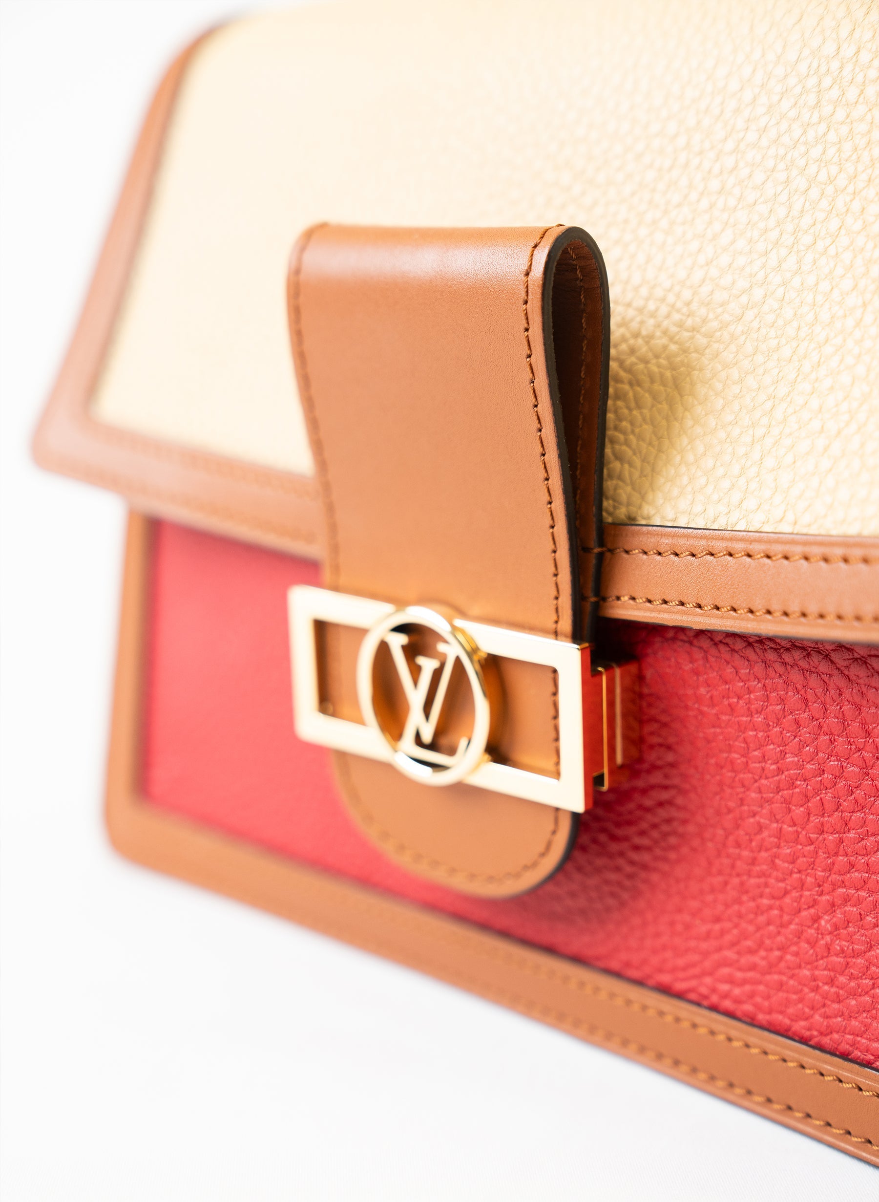 Louis Vuitton Dauphine Leather Shoulder Bag