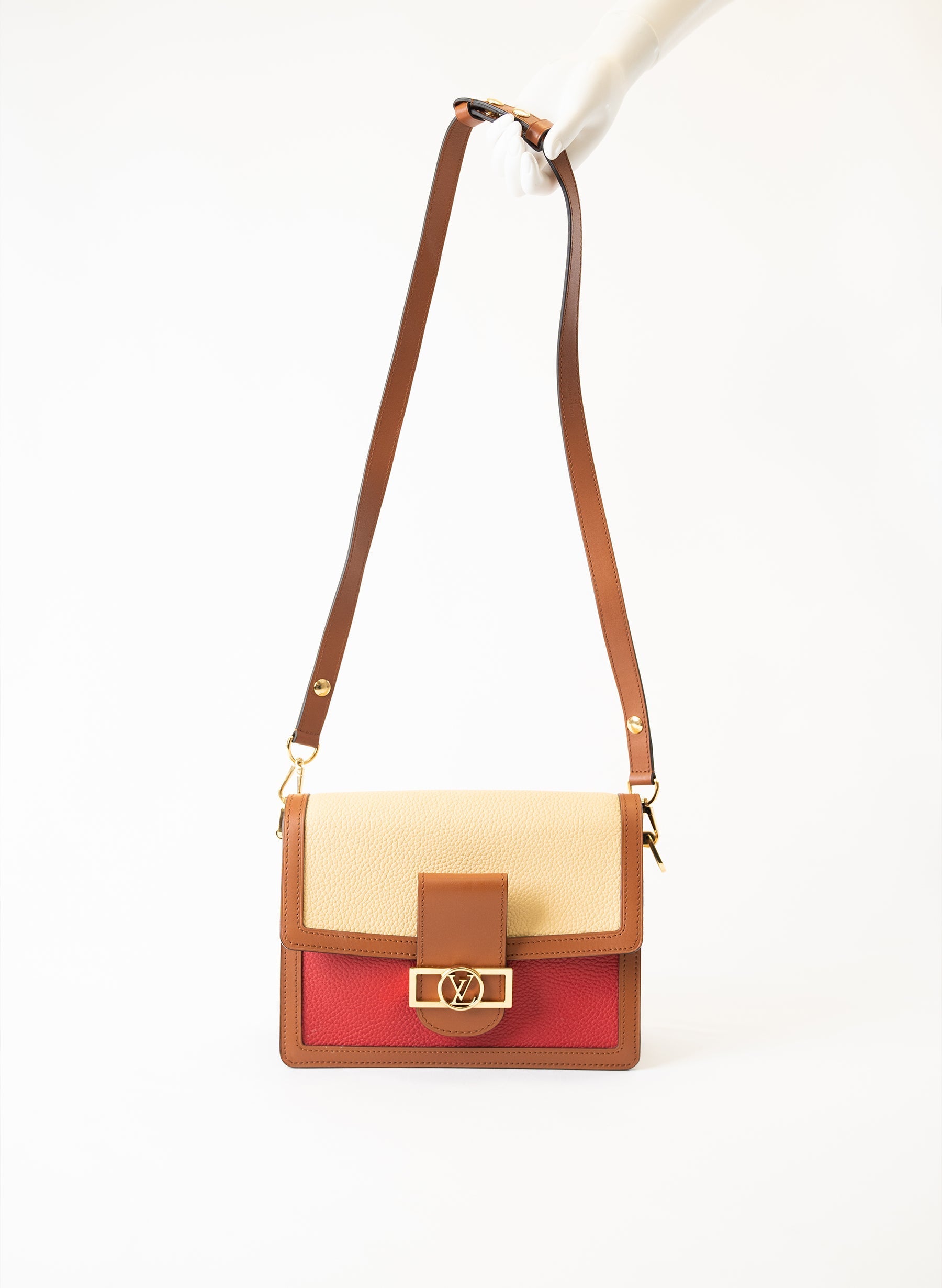 Louis Vuitton Dauphine Leather Shoulder Bag