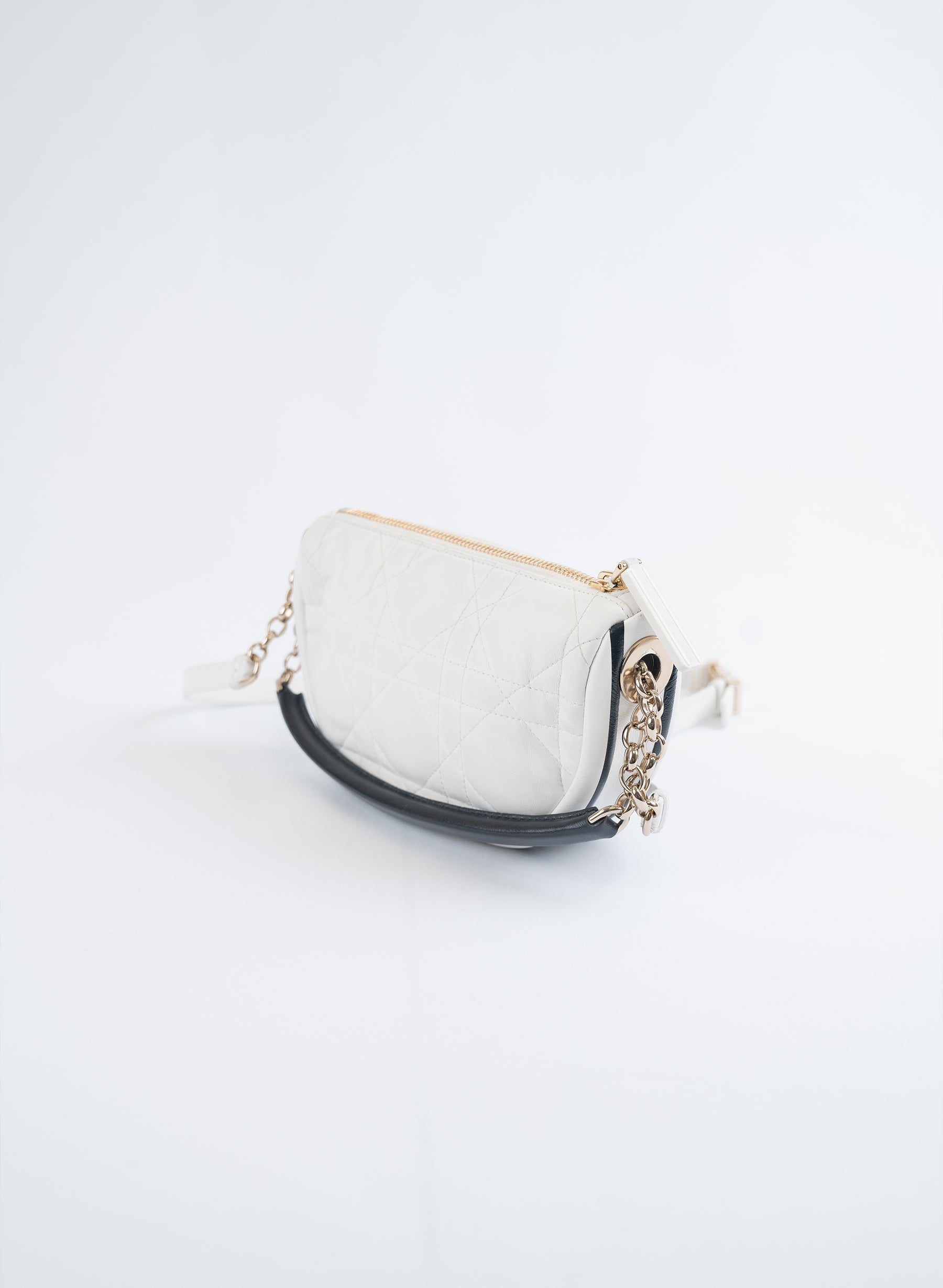 Christian Dior Lambskin Cannage Dior Vibe Hobo Bag