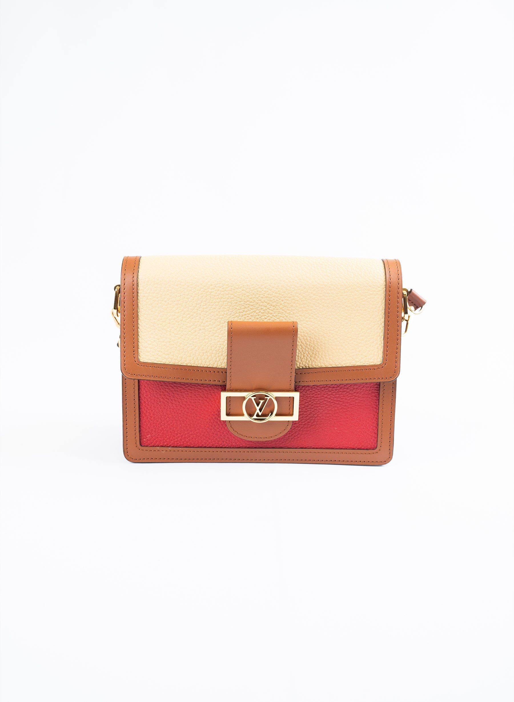 Louis Vuitton Dauphine Leather Shoulder Bag