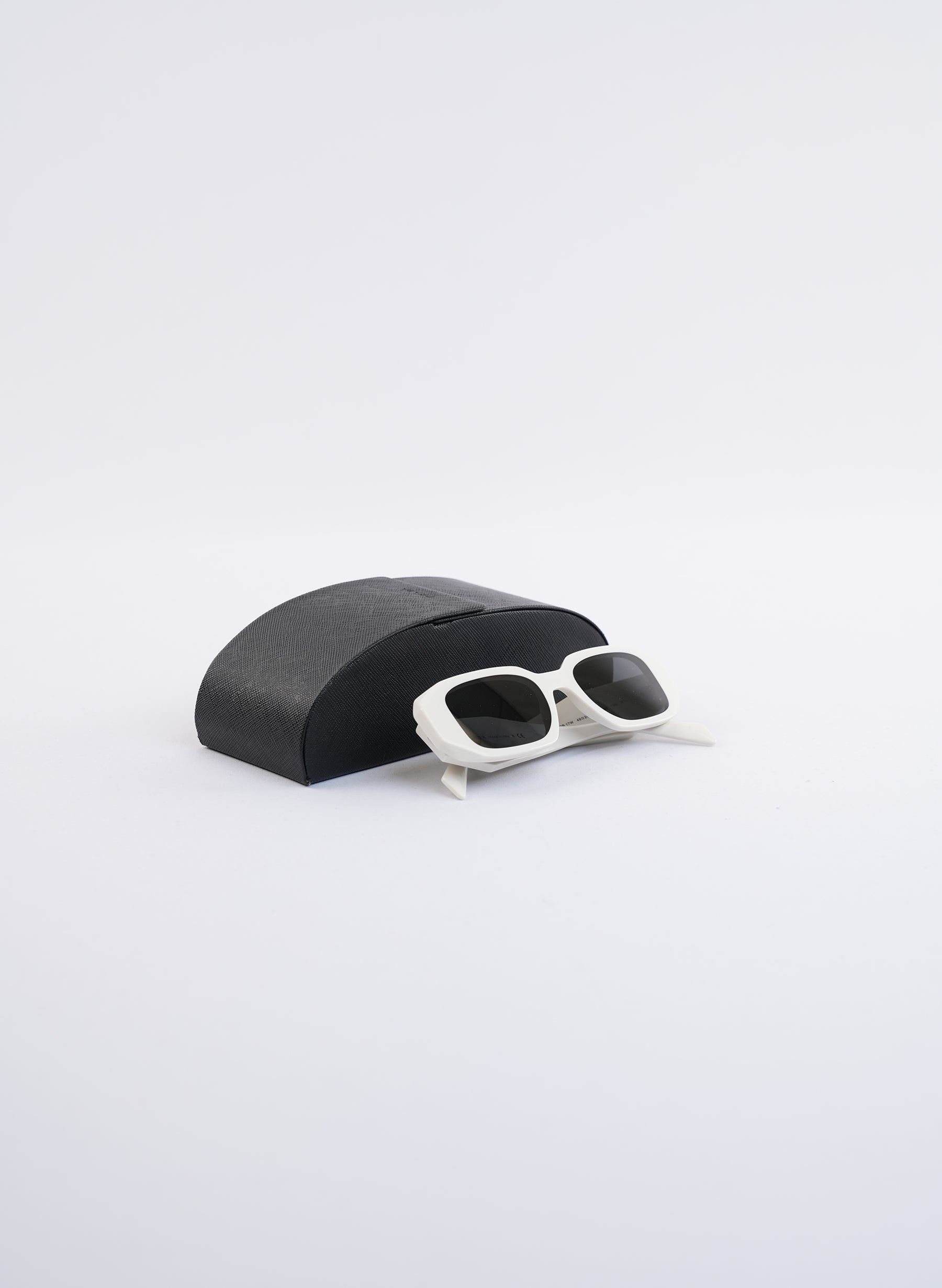 Prada White Sunglasses