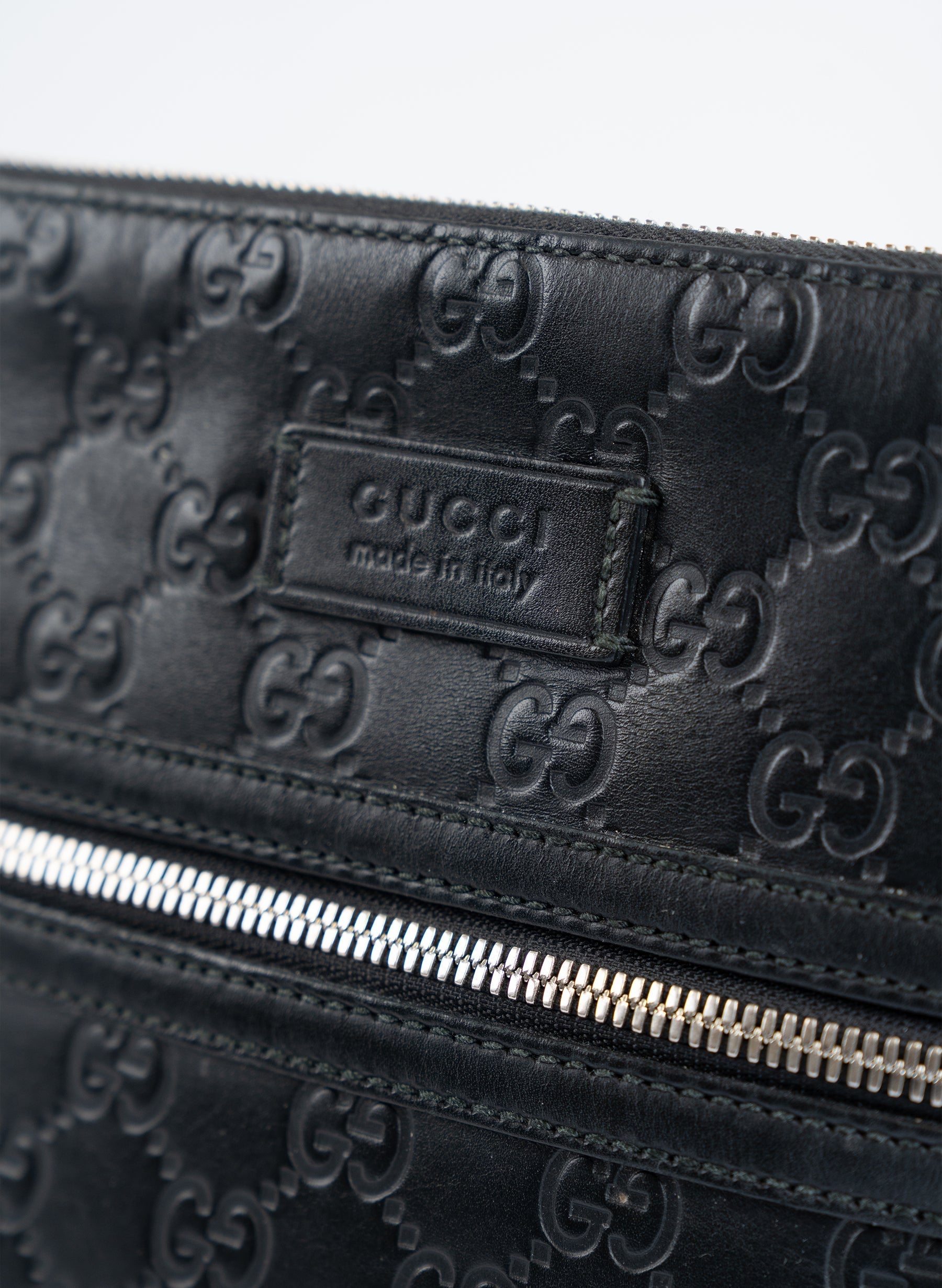 Gucci Guccissima Signature Messenger Bag