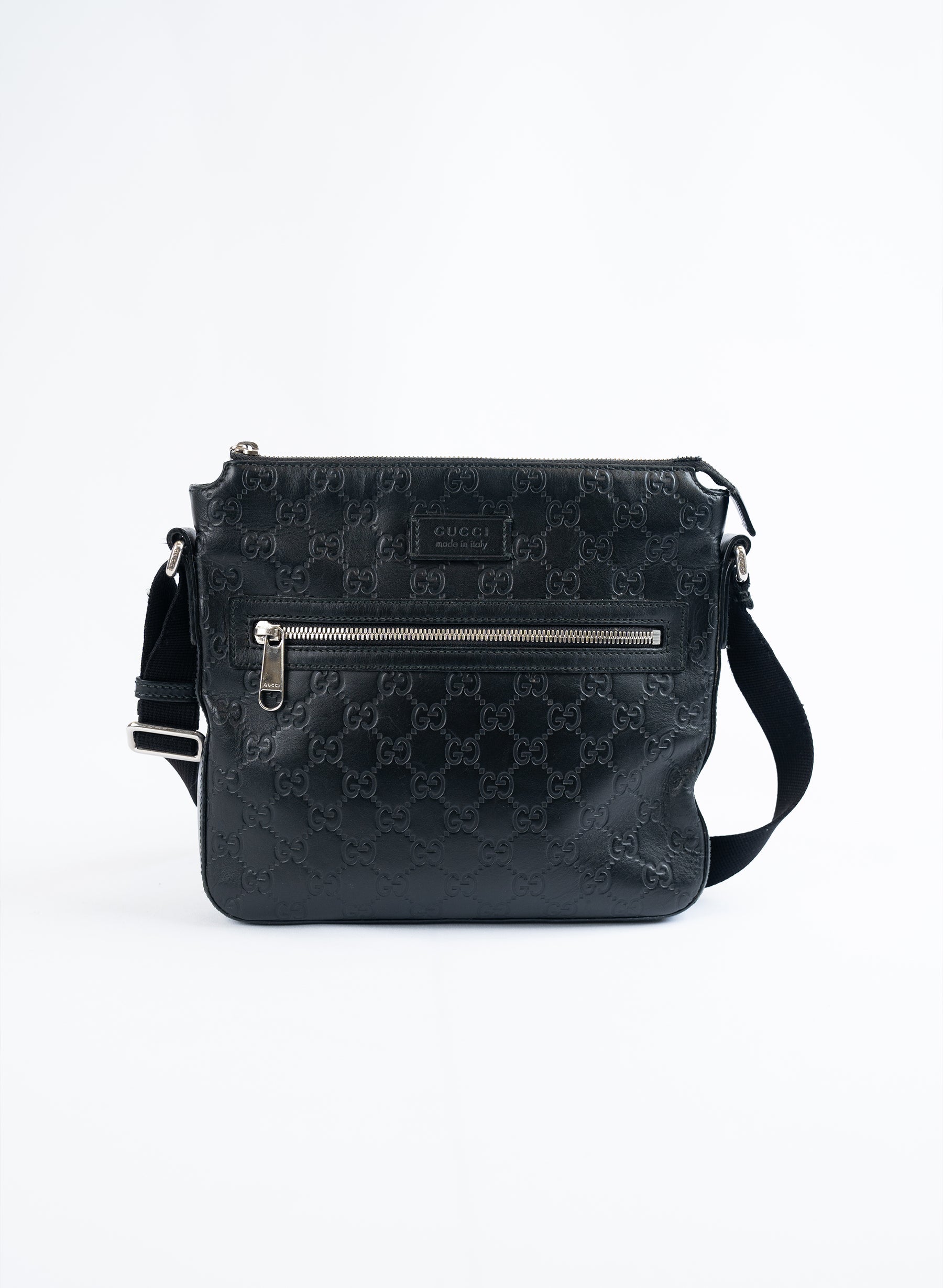 Gucci Guccissima Signature Messenger Bag