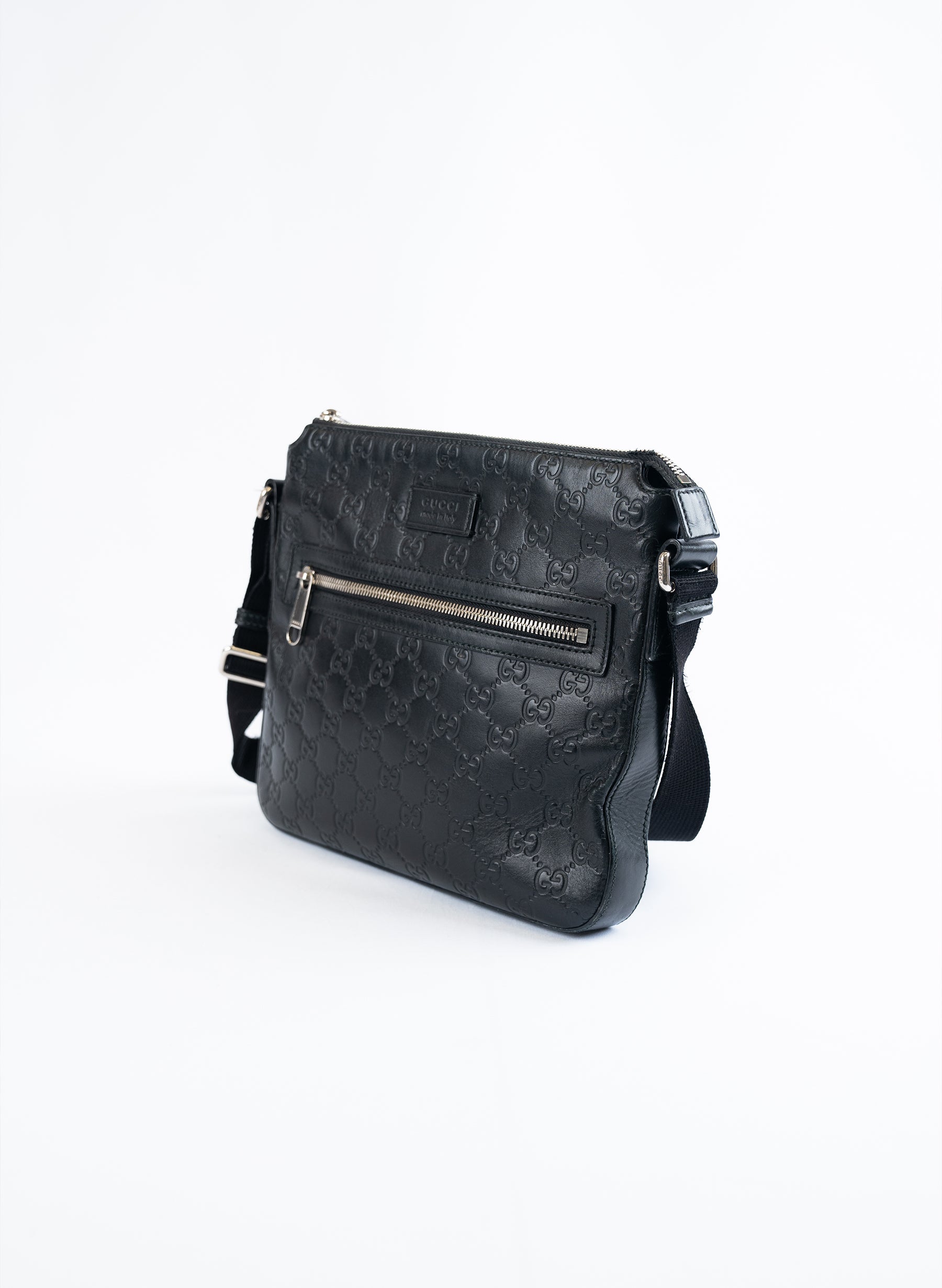Gucci Guccissima Signature Messenger Bag