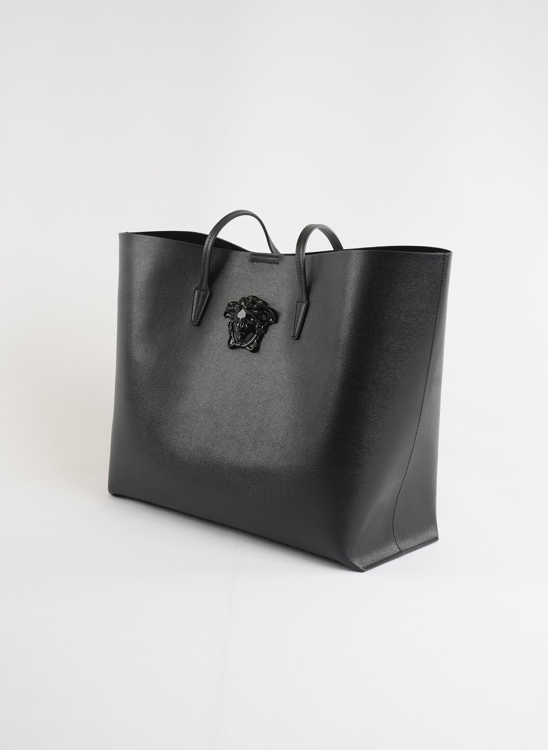 Versace Saffiano Palazzo Medusa Tote Bag