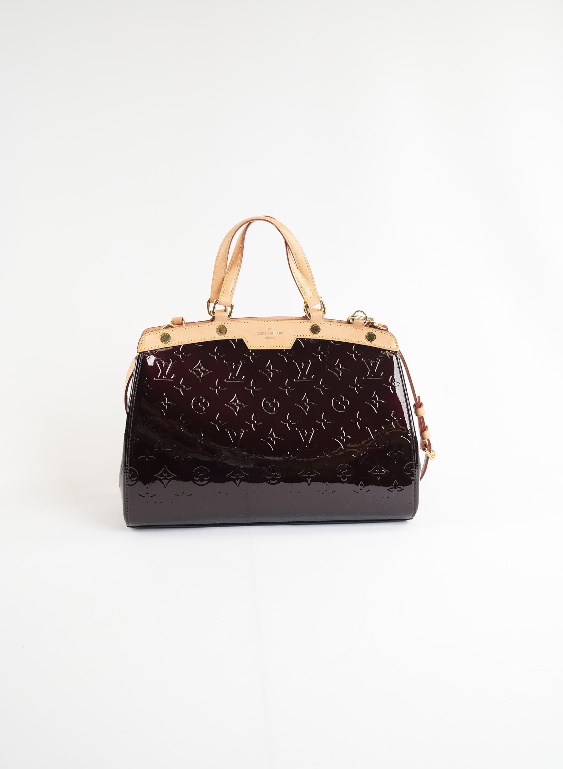 Louis Vuitton Monogram Vernis Brea GM Amarante Shoulder Bag