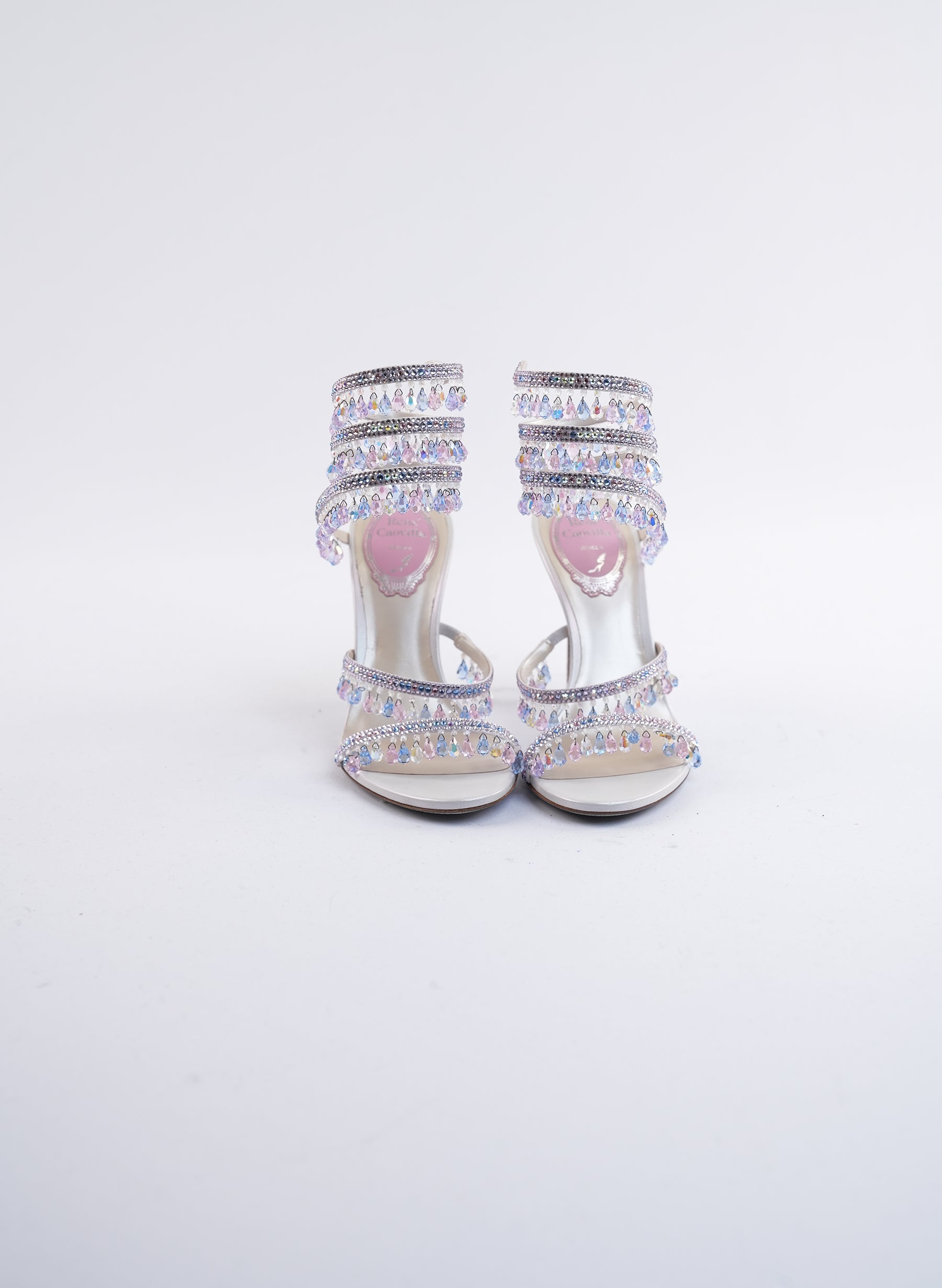 Rene Caovilla Chandelier Embellished Sandals