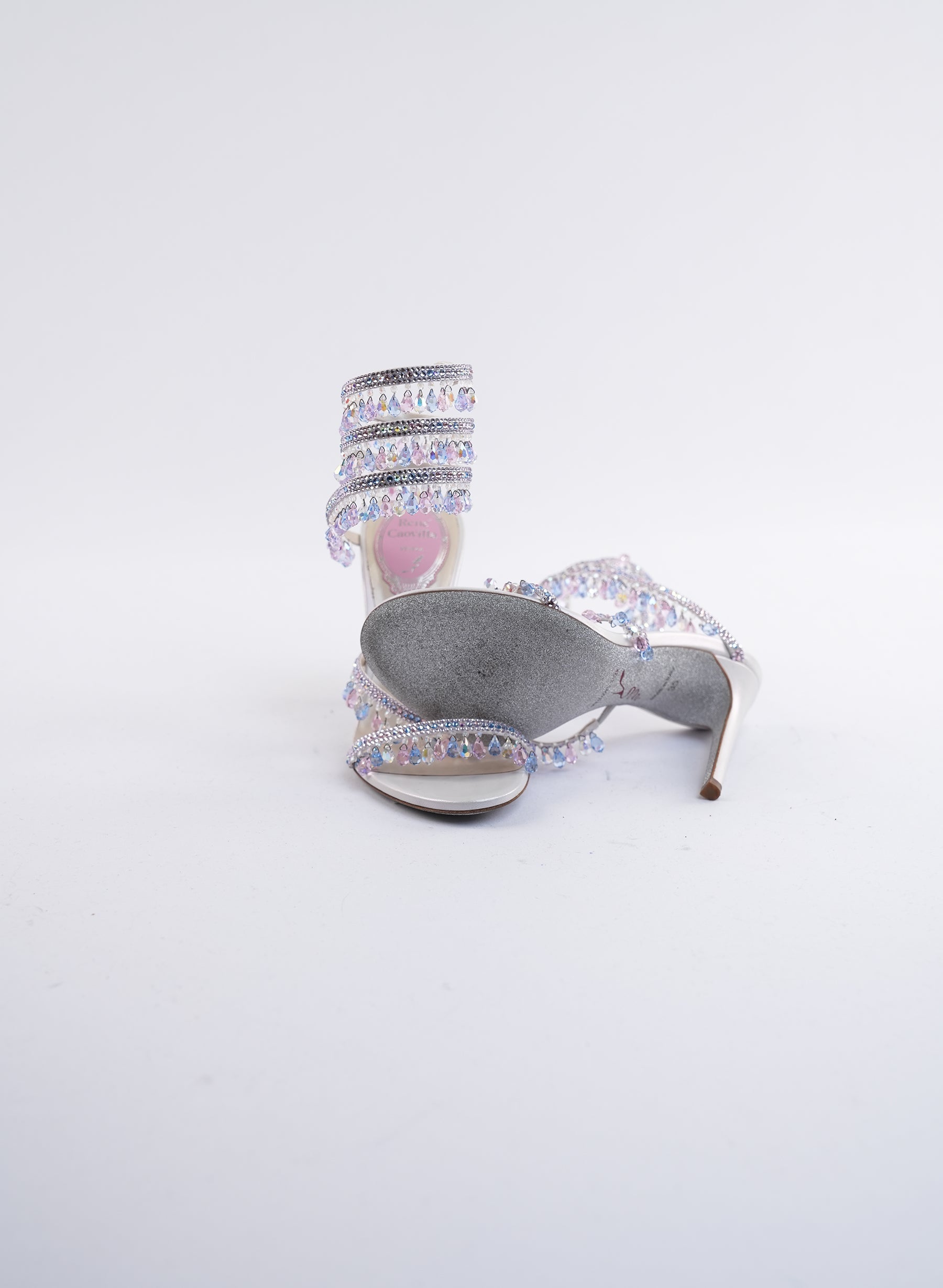 Rene Caovilla Chandelier Embellished Sandals