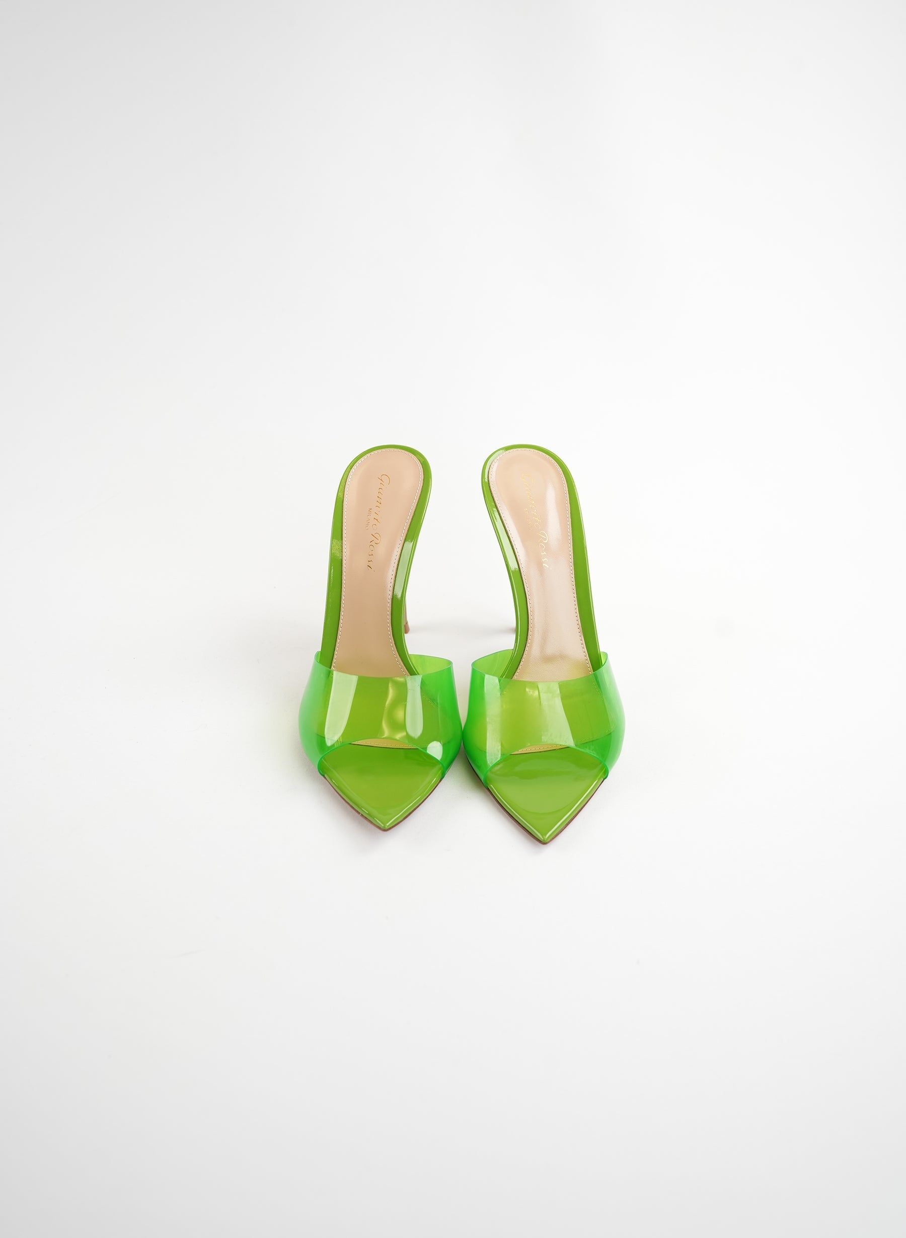 Gianvito Rossi Green Elle Heeled Sandals