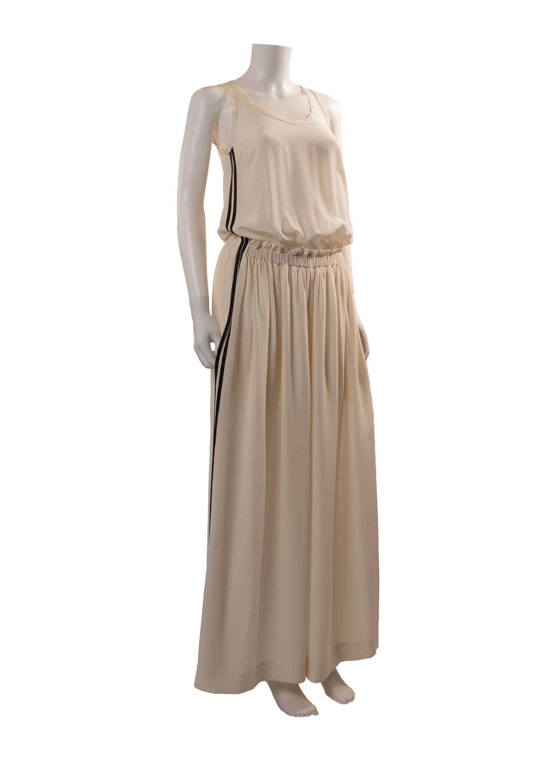 Brunello Cucinelli Monili-Bead Embellished Sleeveless Dress