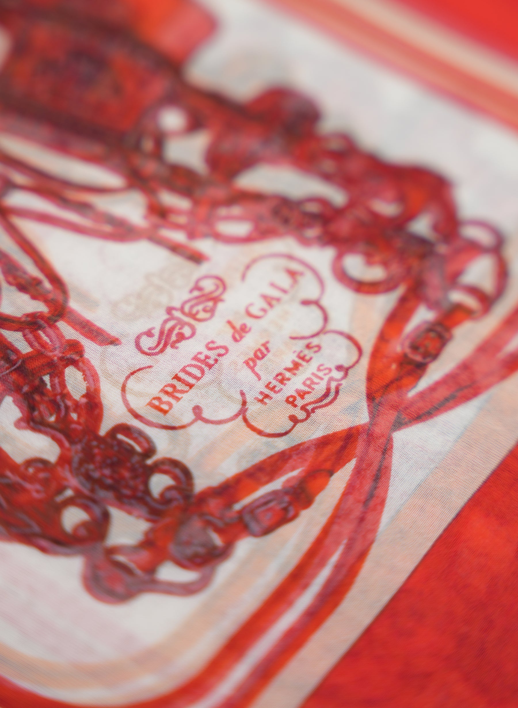 Hermès Silk Print Brides de Gala Scarf
