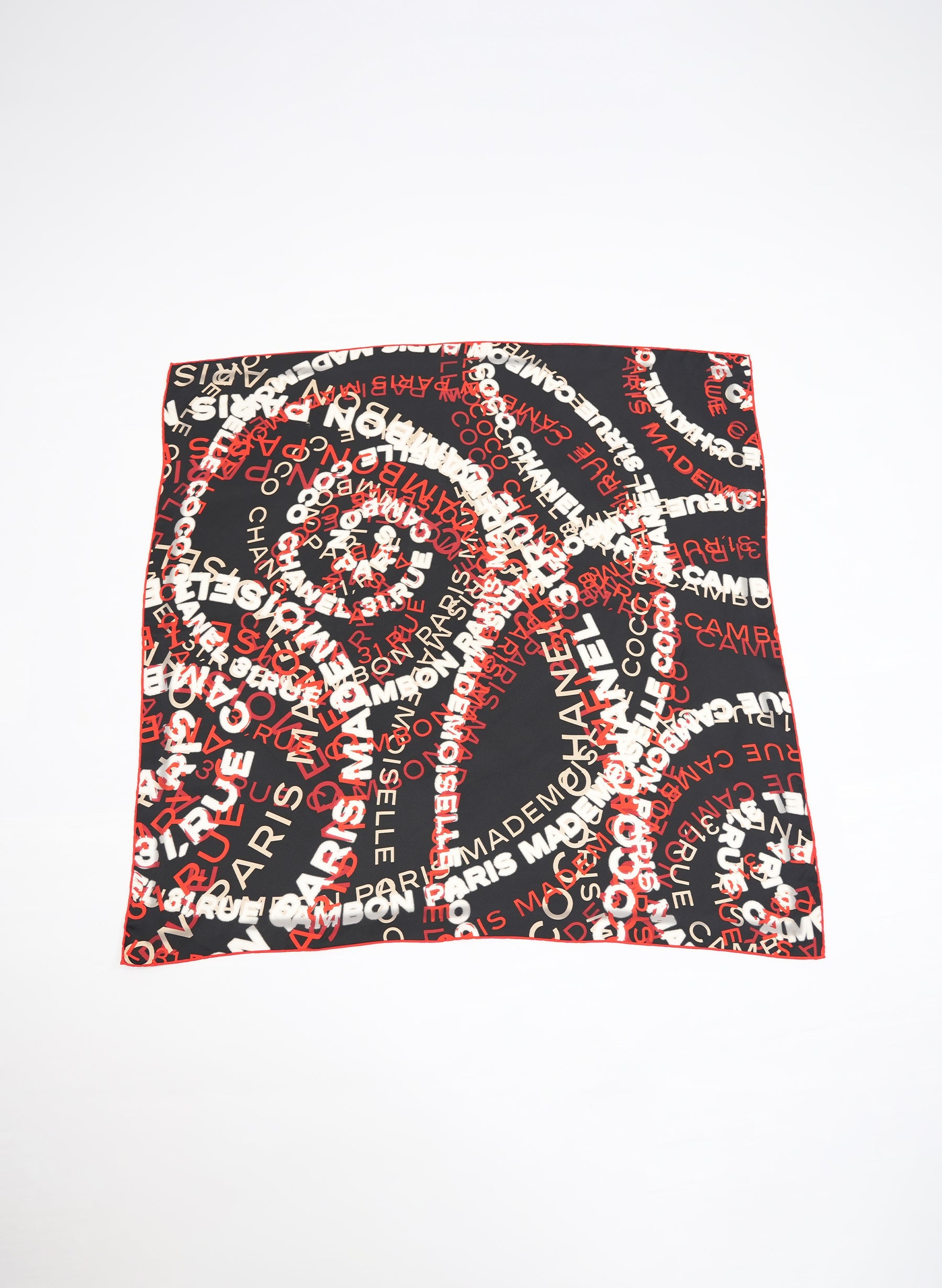 Chanel Silk Print Scarf