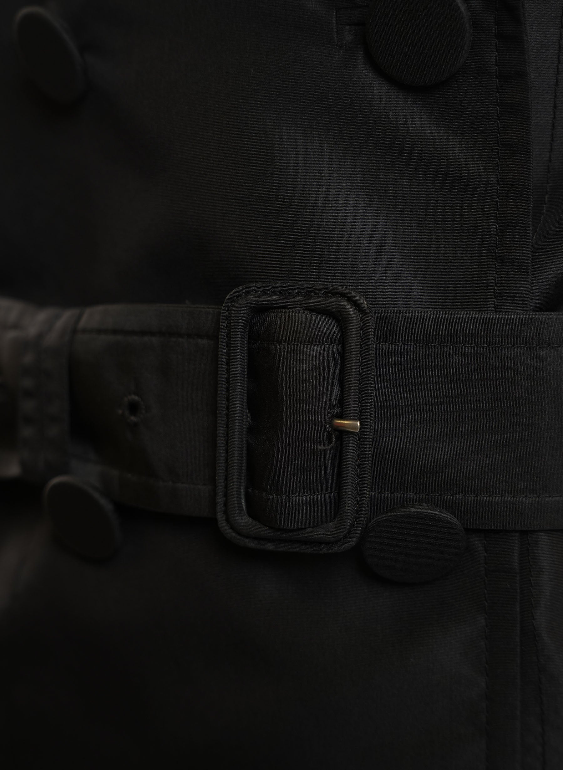 Prada Belted Nylon Trench Coat