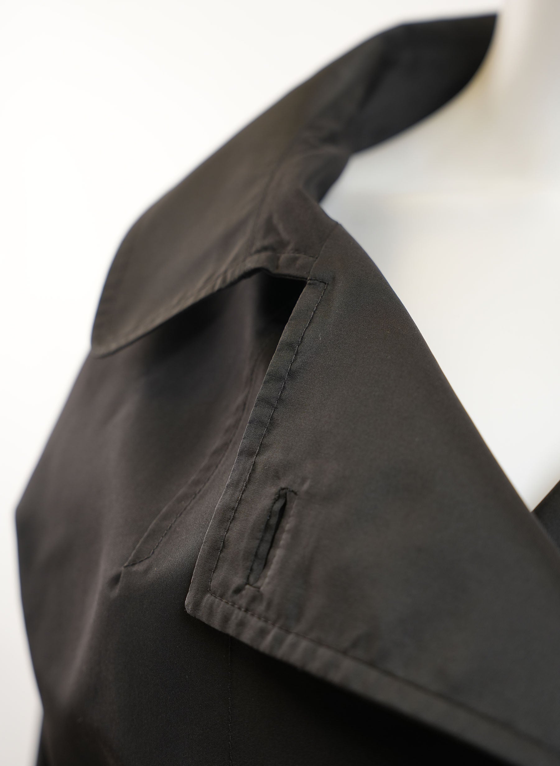 Prada Belted Nylon Trench Coat