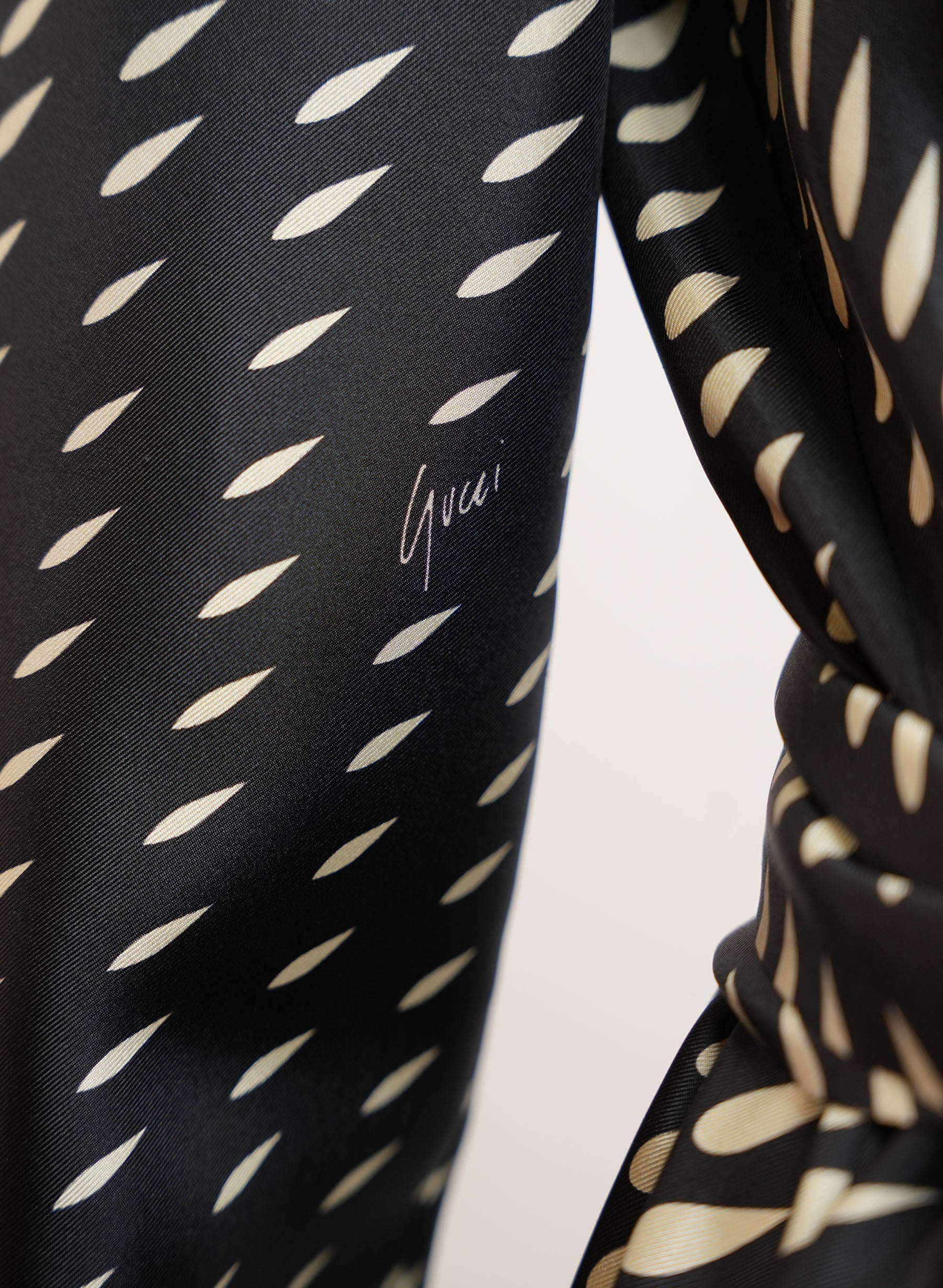 Gucci Silk Scarf Belted Wrap Dress