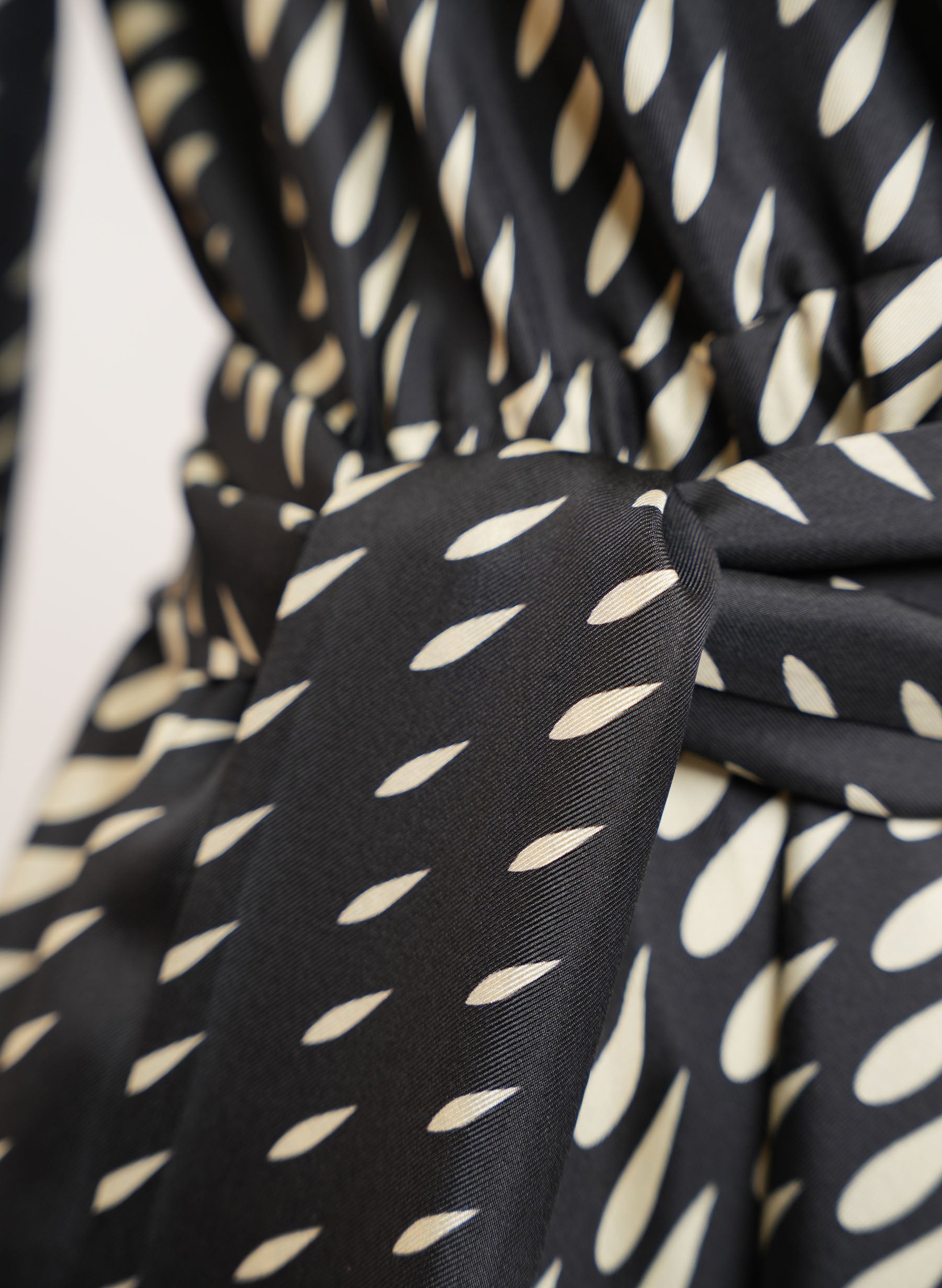 Gucci Silk Scarf Belted Wrap Dress